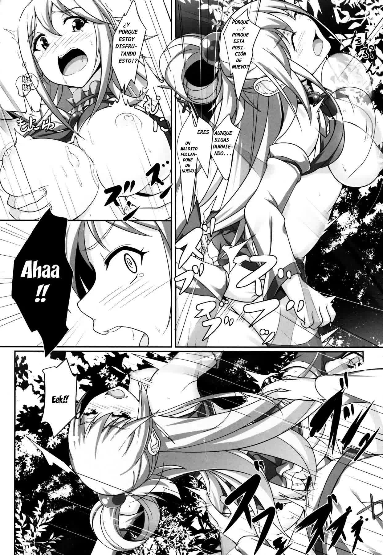 Mizu no Megami-sama no Junan - El SUFRIMIENTO DE LA DIOSA AQUA Comic porno