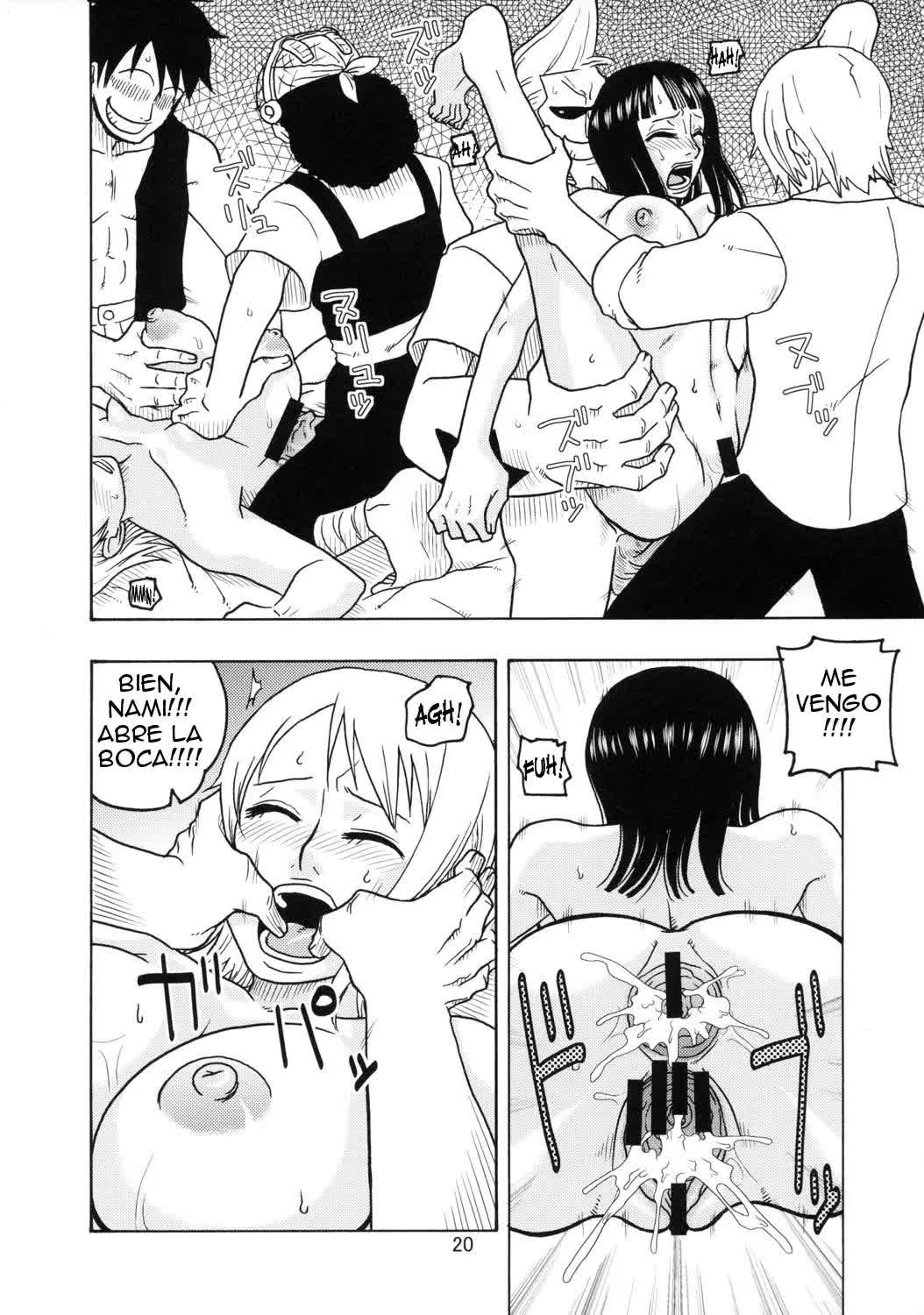 Nami no Koukai Nisshi EX NamiRobi Comic porno