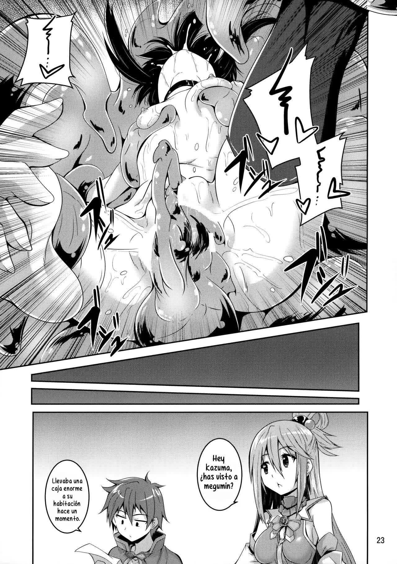 Megumin Slime-zuke! Comic porno