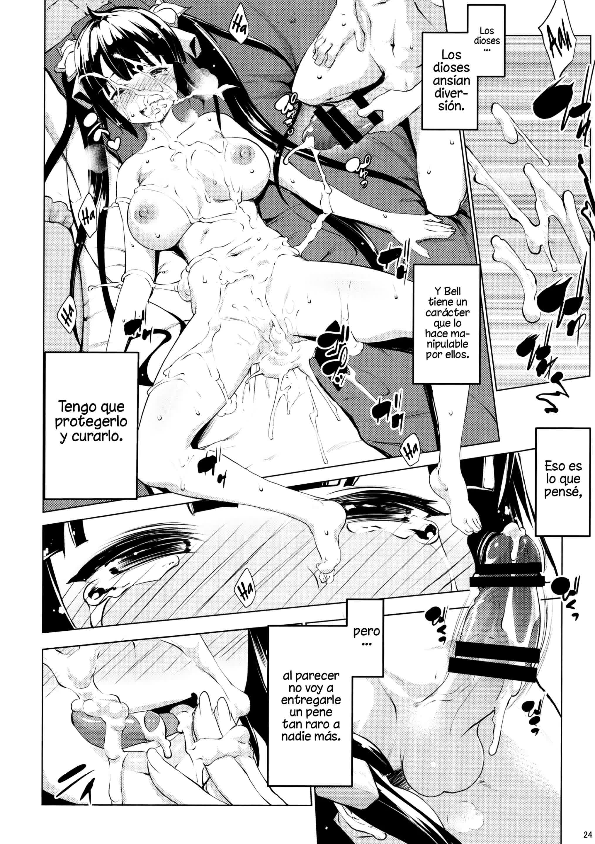 Hestia ni Seiyoku o Moteamasu no wa Machigatteiru Darou ka - Está mal satisfacer los deseos sexuales de Hestia? Comic porno