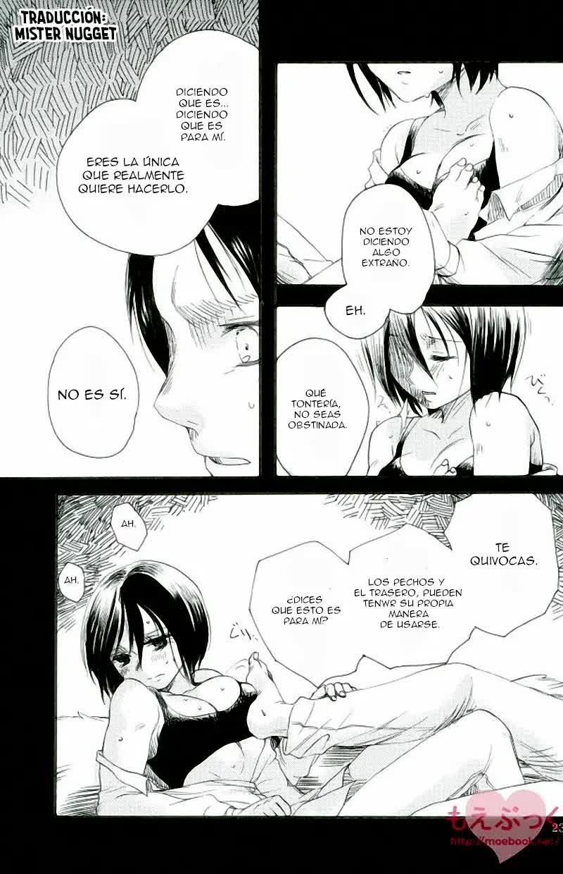 Eren ga Mikasa ni Sukihoudai - Eren quiere a Mikasa Comic porno