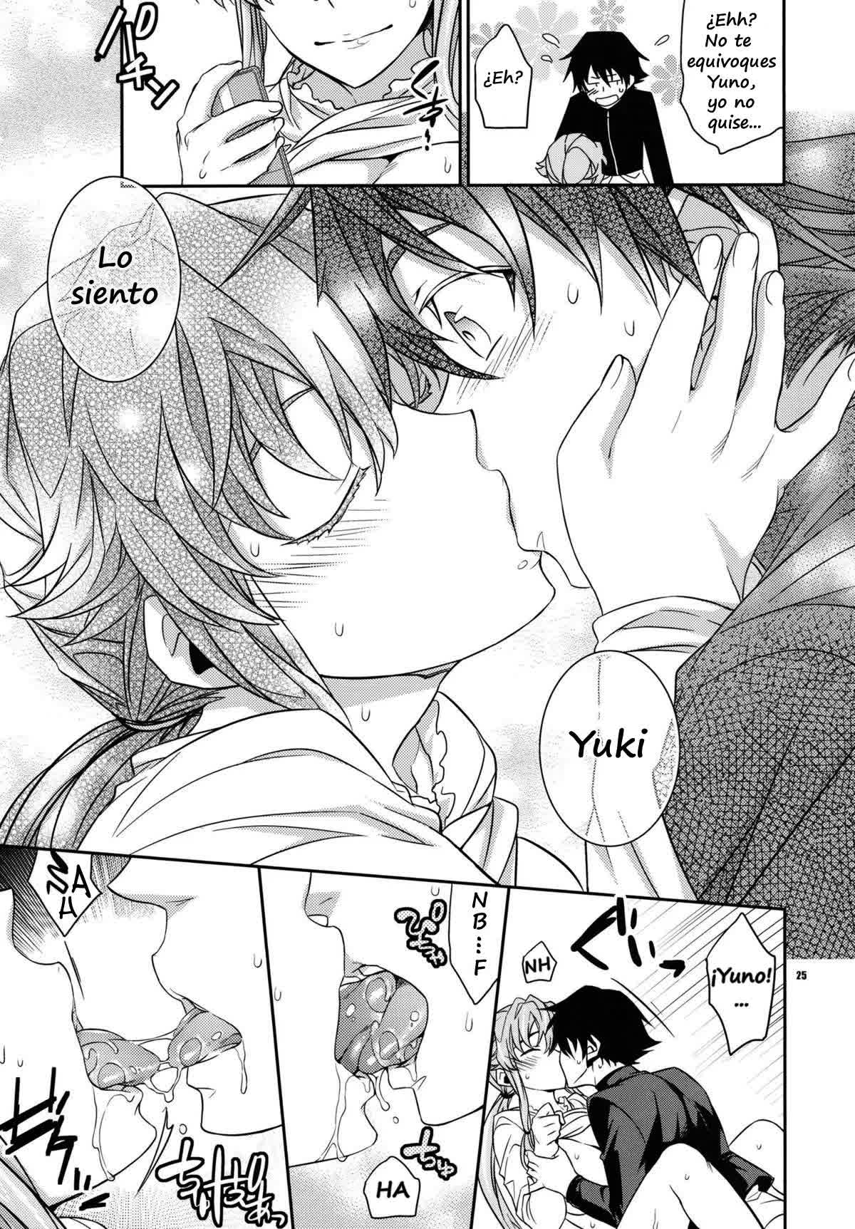 Yuki Yuno Ai no Mirai Nikki Comic porno