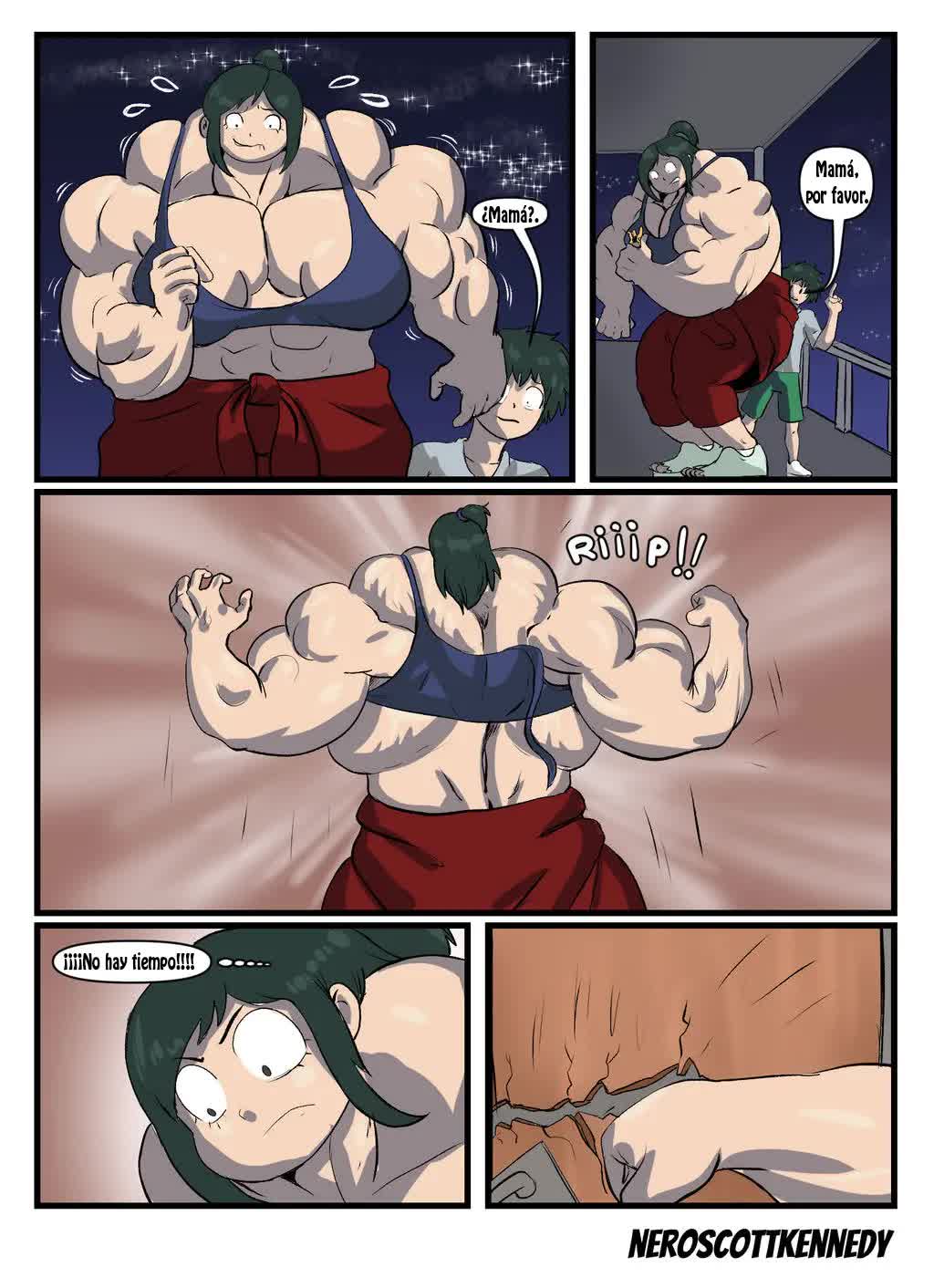 Strong mom Comic porno