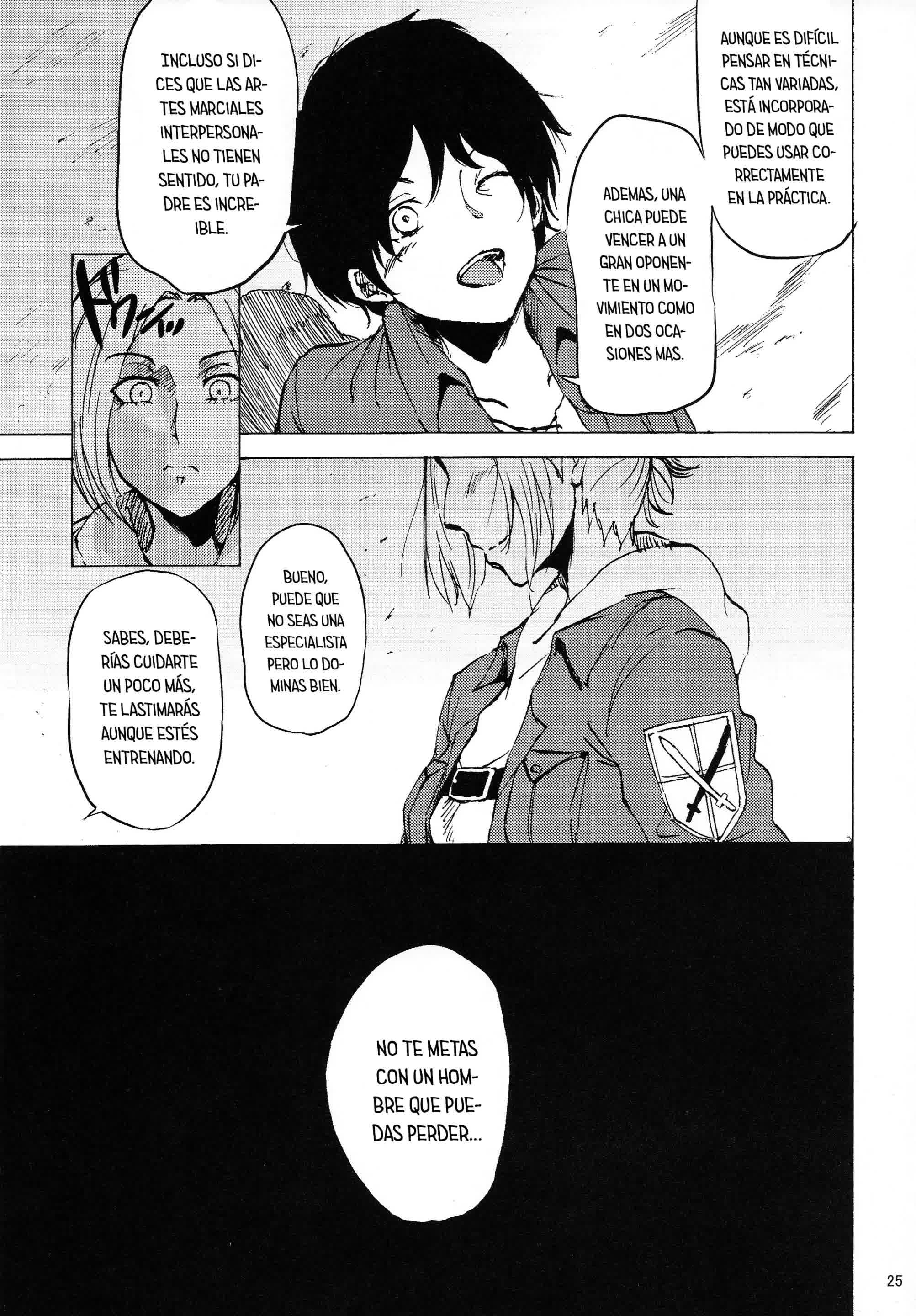 Chousa Heidan Ura Tokubetsu Kunren - Entrenamiento especial para el cuerpo de exploradores Comic porno
