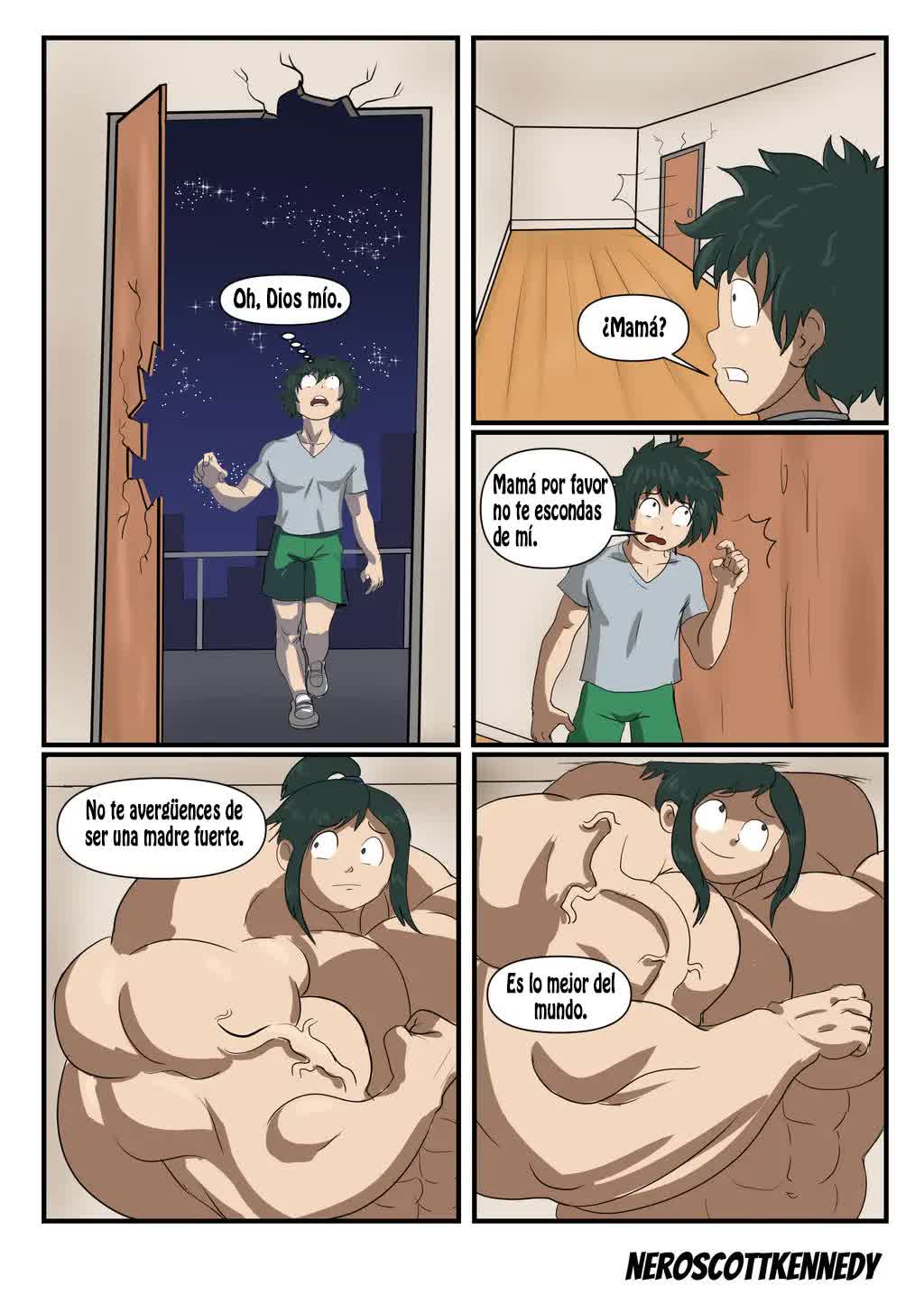 Strong mom Comic porno