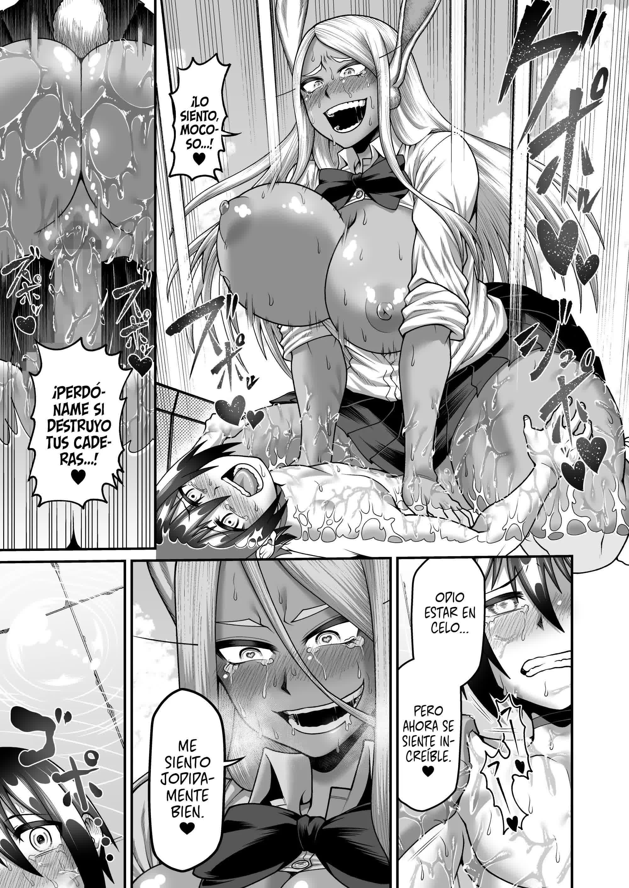 Mirko Onee-san to Manatsu no Hatsujouki - El Calor de Verano de Mirko Comic porno