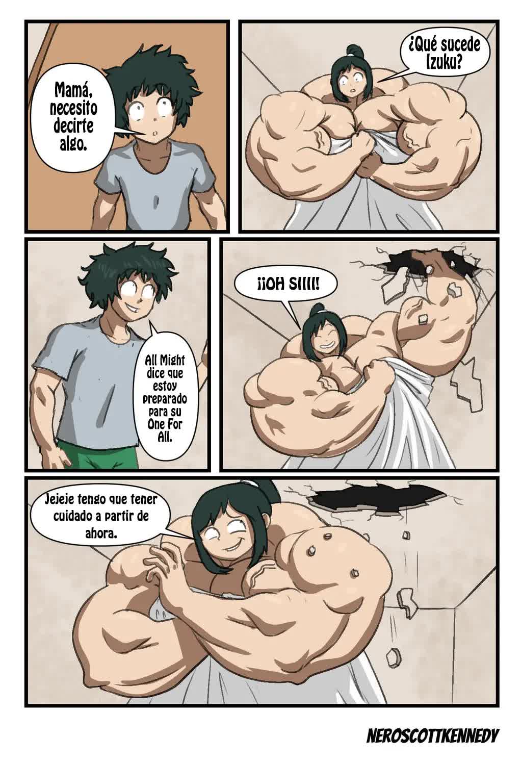 Strong mom Comic porno