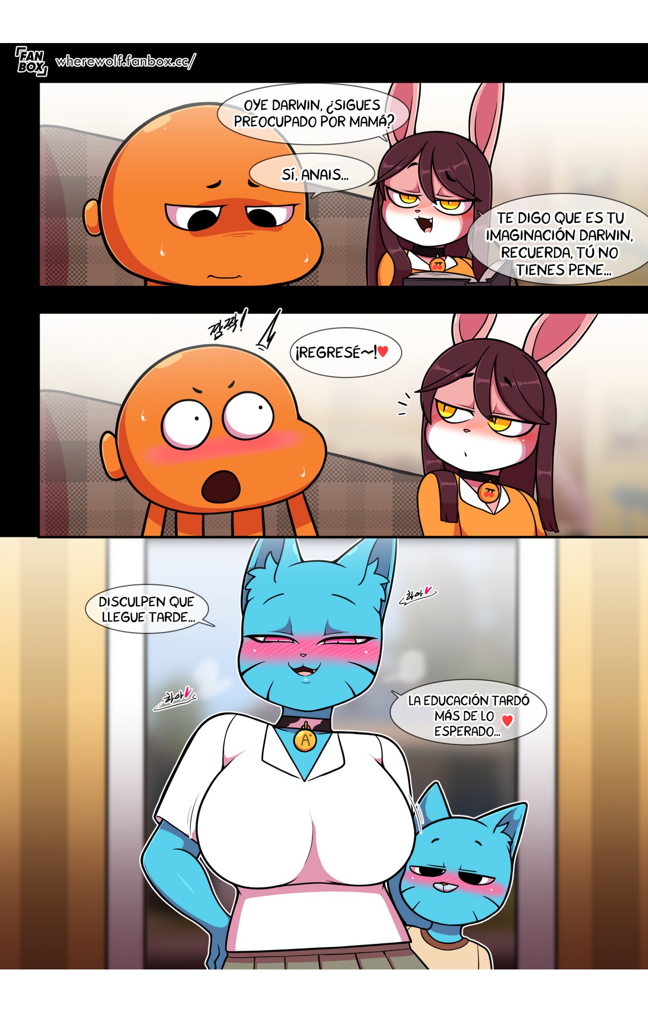 Lusty World of Nicole 8 - Sex Education Comic porno