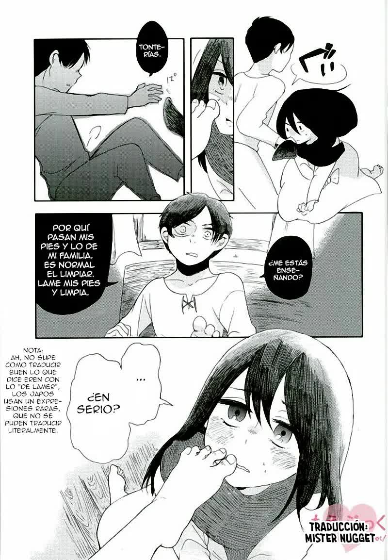 Eren ga Mikasa ni Sukihoudai - Eren quiere a Mikasa Comic porno