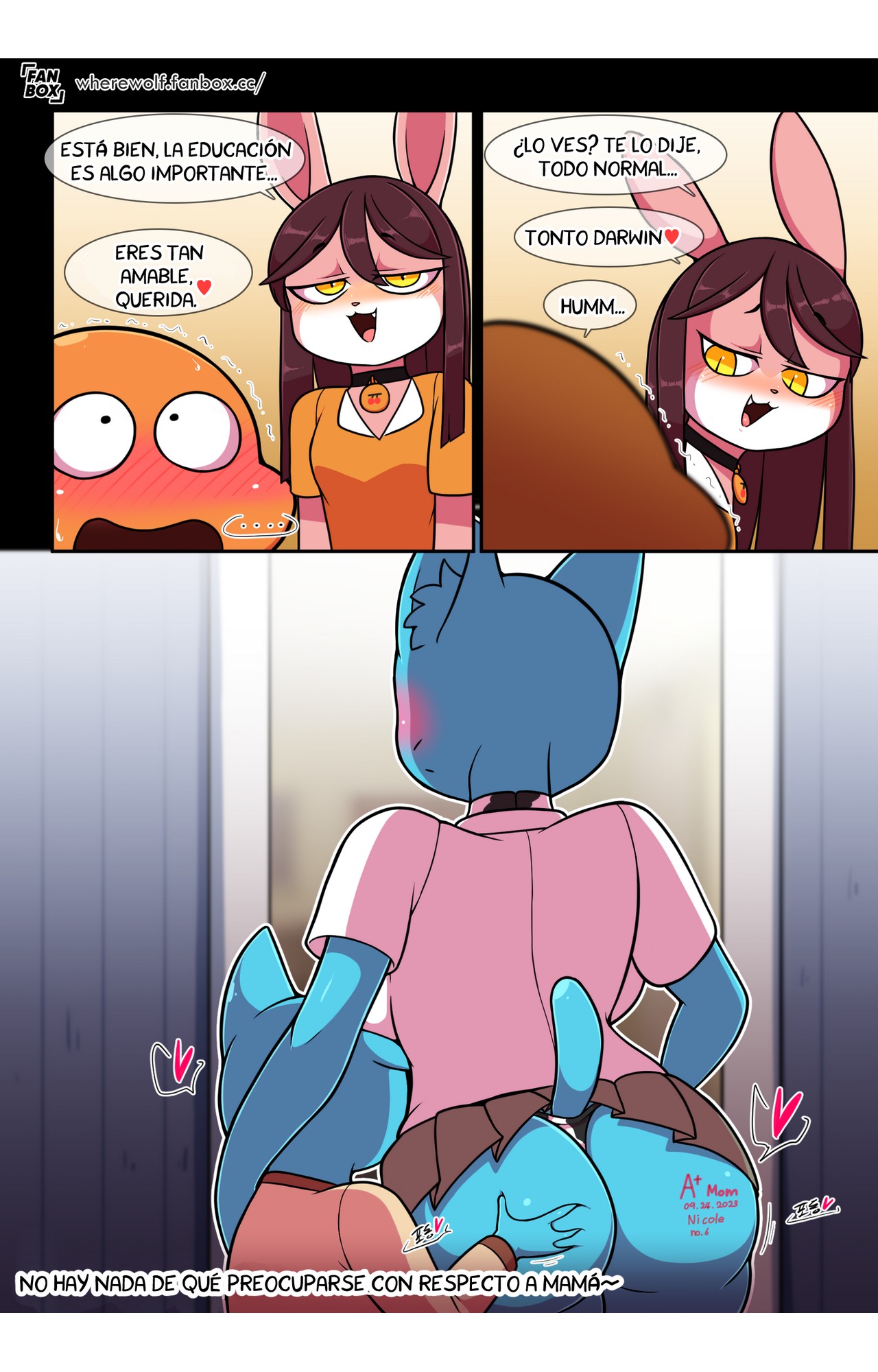 Lusty World of Nicole 8 - Sex Education Comic porno