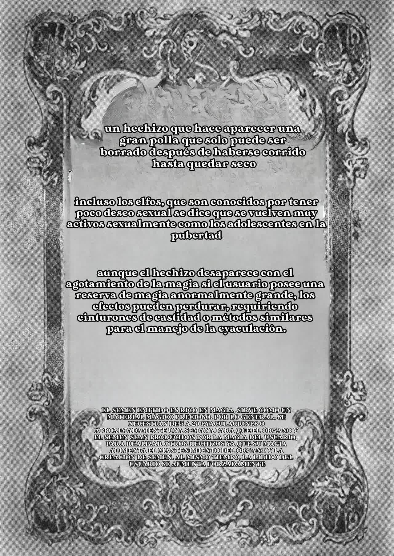 Freiren y el hechizo futanari Comic porno