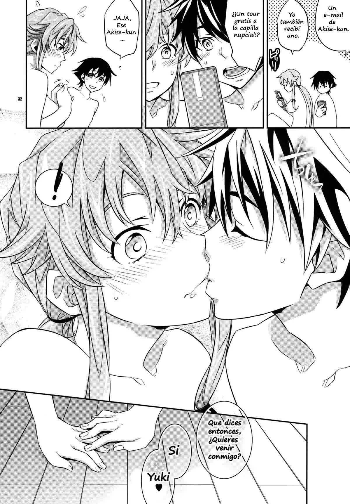 Yuki Yuno Ai no Mirai Nikki Comic porno