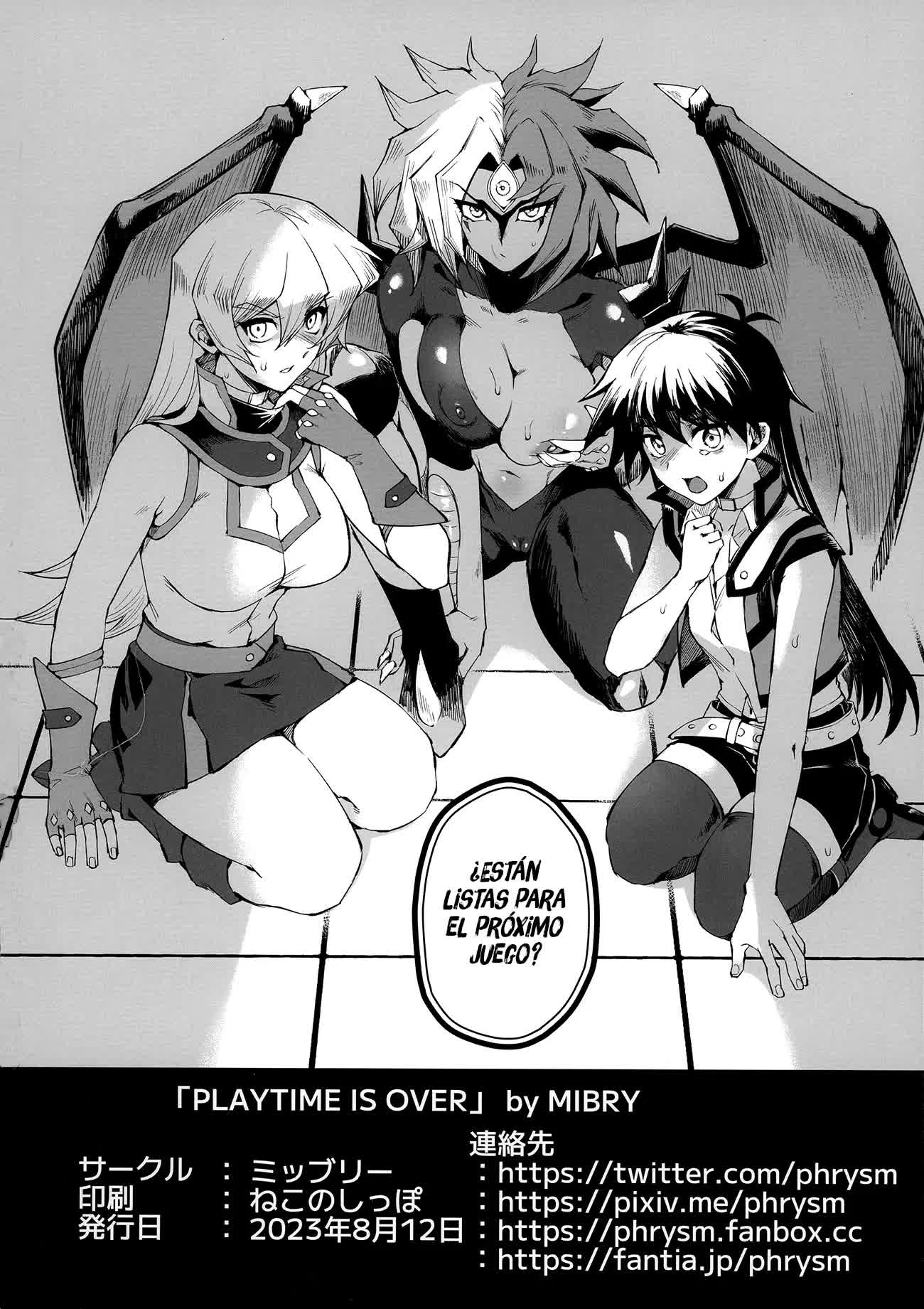 PLAY TIME IS OVER Comic porno