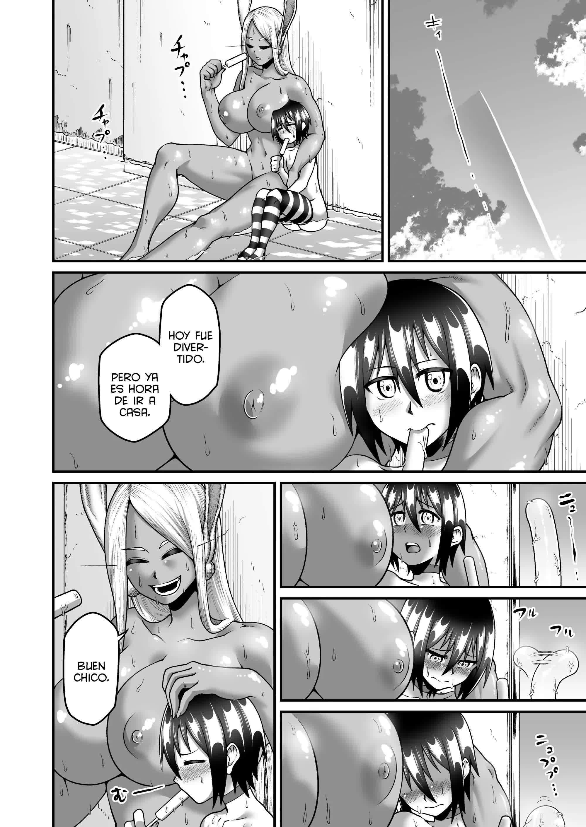 Mirko Onee-san to Manatsu no Hatsujouki - El Calor de Verano de Mirko Comic porno