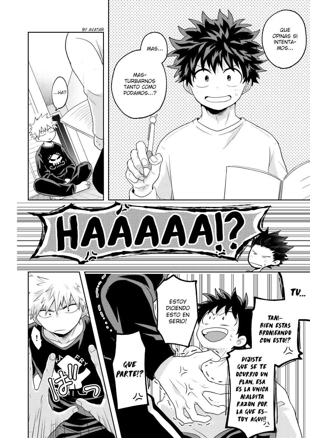 Boku to Kacchan no Himitsu no xxx Comic porno