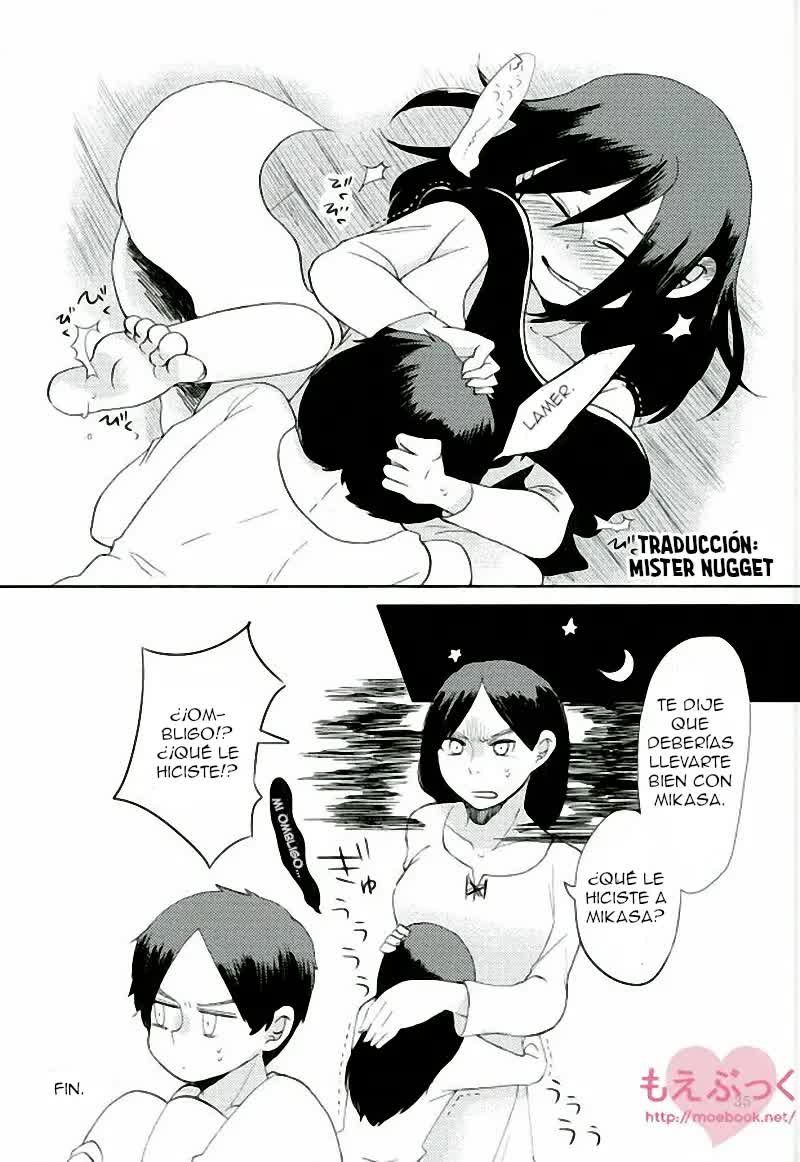 Eren ga Mikasa ni Sukihoudai - Eren quiere a Mikasa Comic porno
