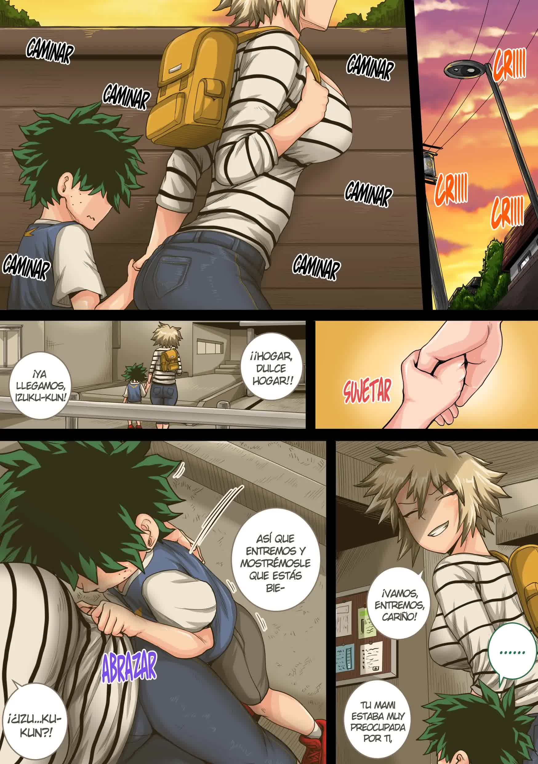 Boku no Harem Academia Cap. 7.3 'Bakugou Mama to no Natsuyasumi Kouhen Ge' Comic porno