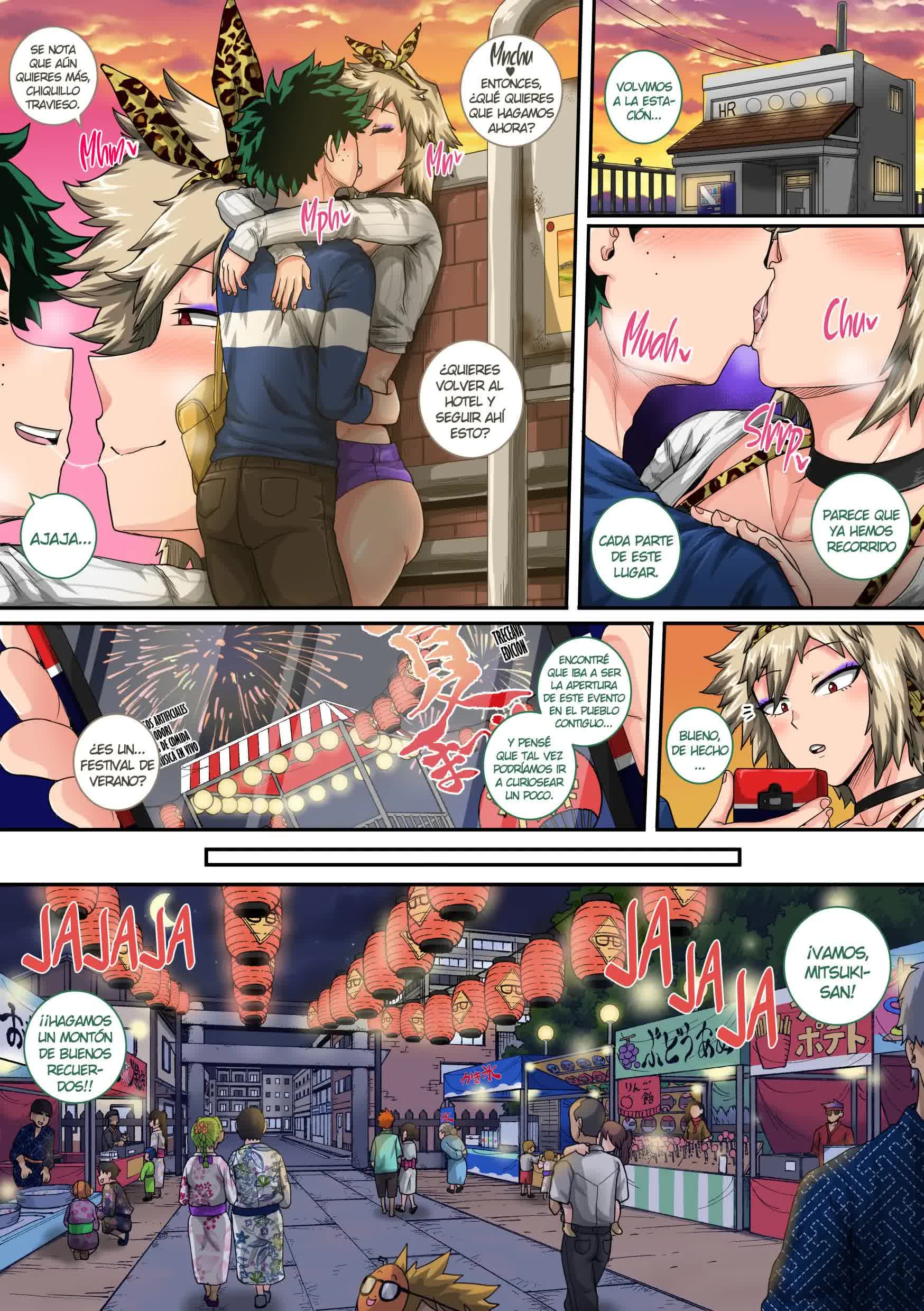Boku no Harem Academia Bakugou Mama to no Natsuyasumi 'Chuuhen' Comic porno