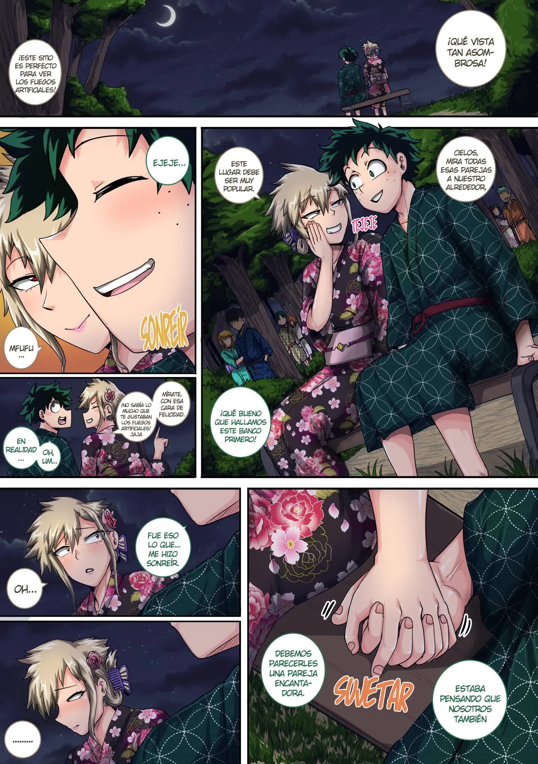 Boku no Harem Academia Bakugou Mama to no Natsuyasumi 'Chuuhen' Comic porno