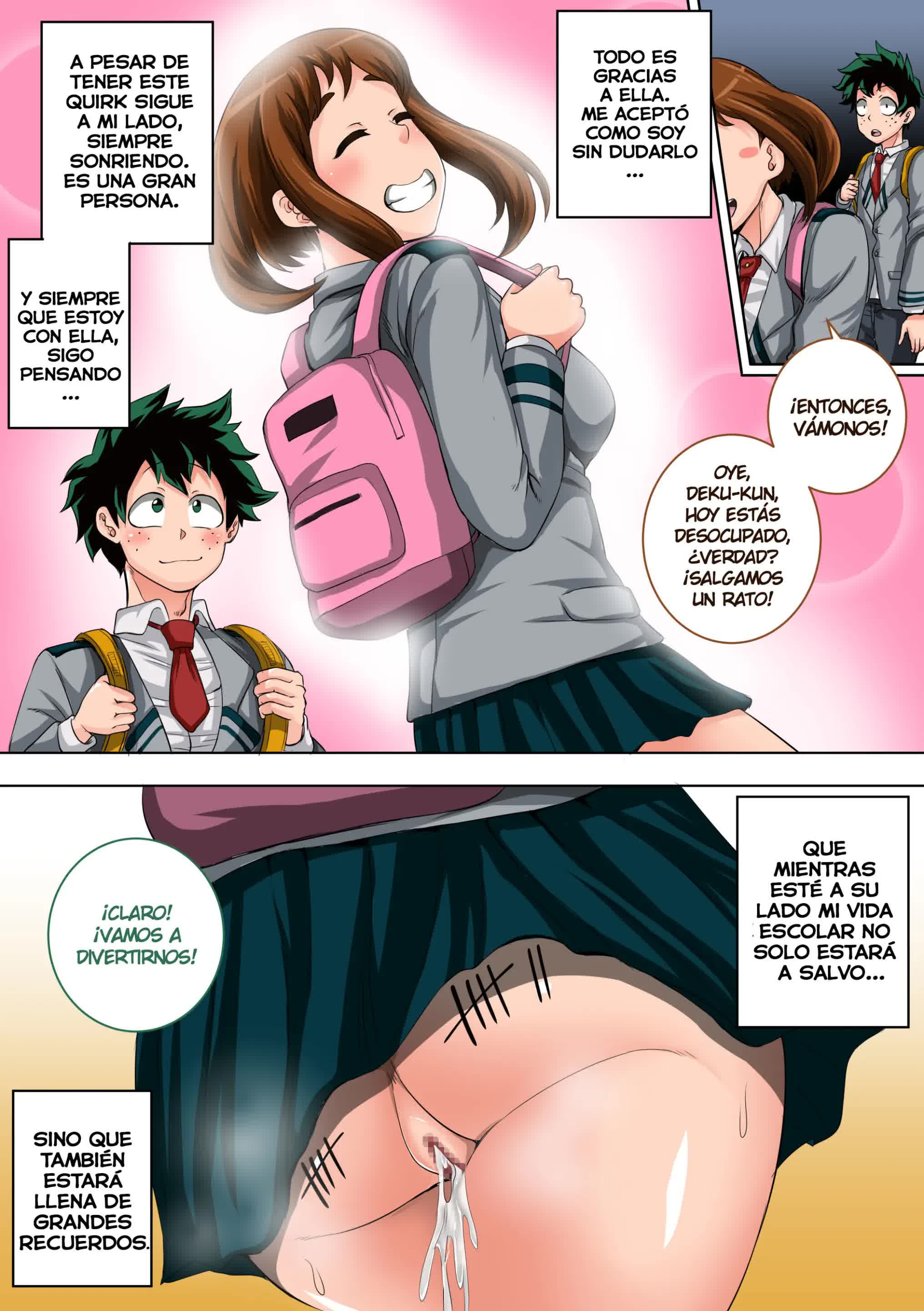 Boku no Harem Academia - 3-wa Ochako Hen 'Arata na SEX Friend' Comic porno
