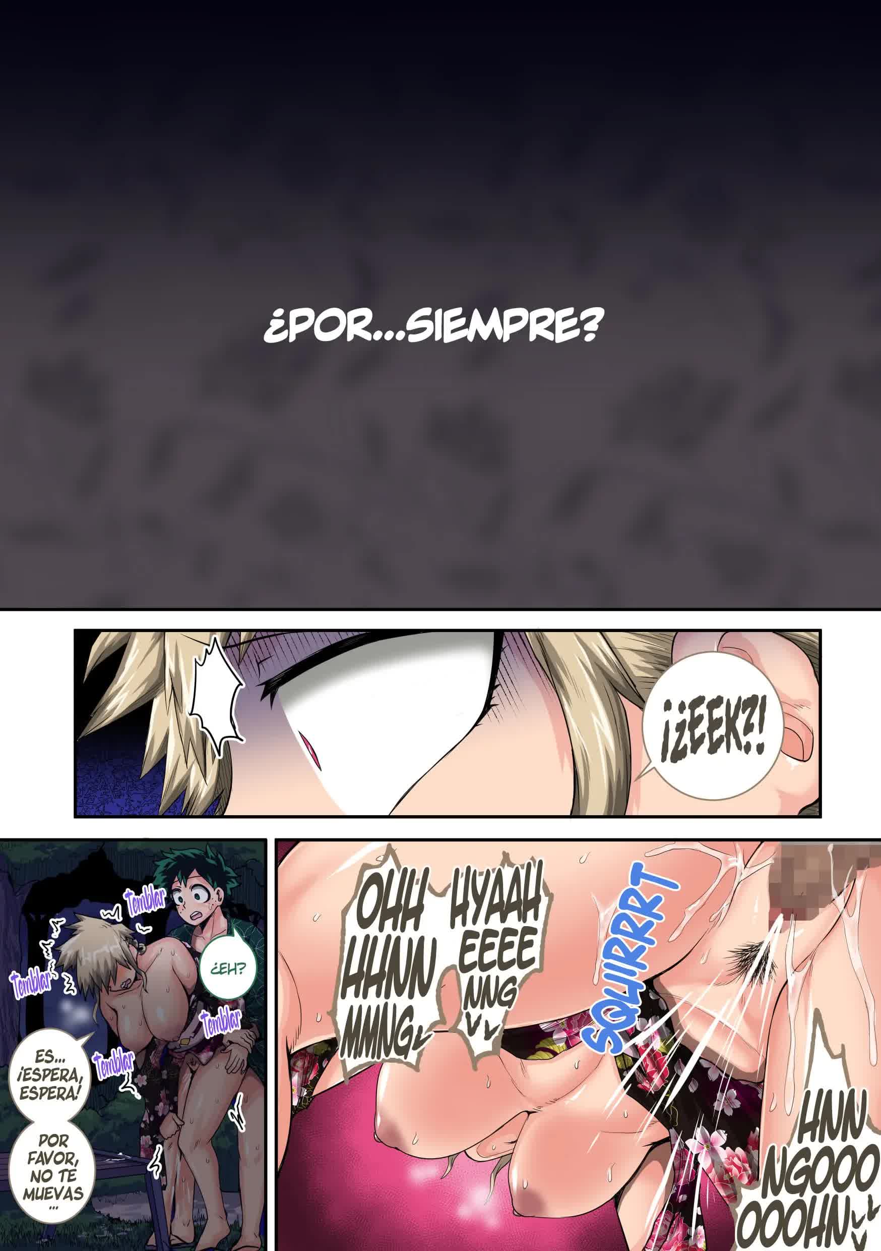 Boku no Harem Academia Bakugou Mama to no Natsuyasumi 'Chuuhen' Comic porno