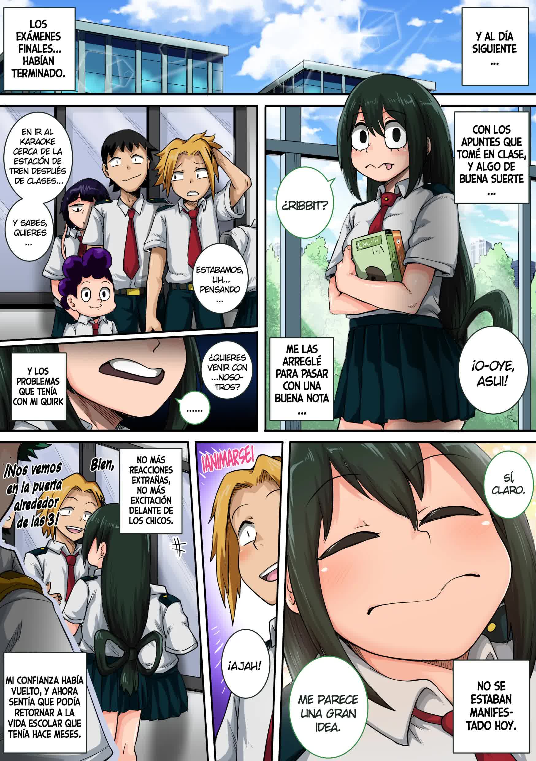 Boku no Harem Academia - 6-wa 'Doubutsu-teki na Kanojo' - My Harem Academia 6 La Chica (Rana) con Instintos Animales Comic porno