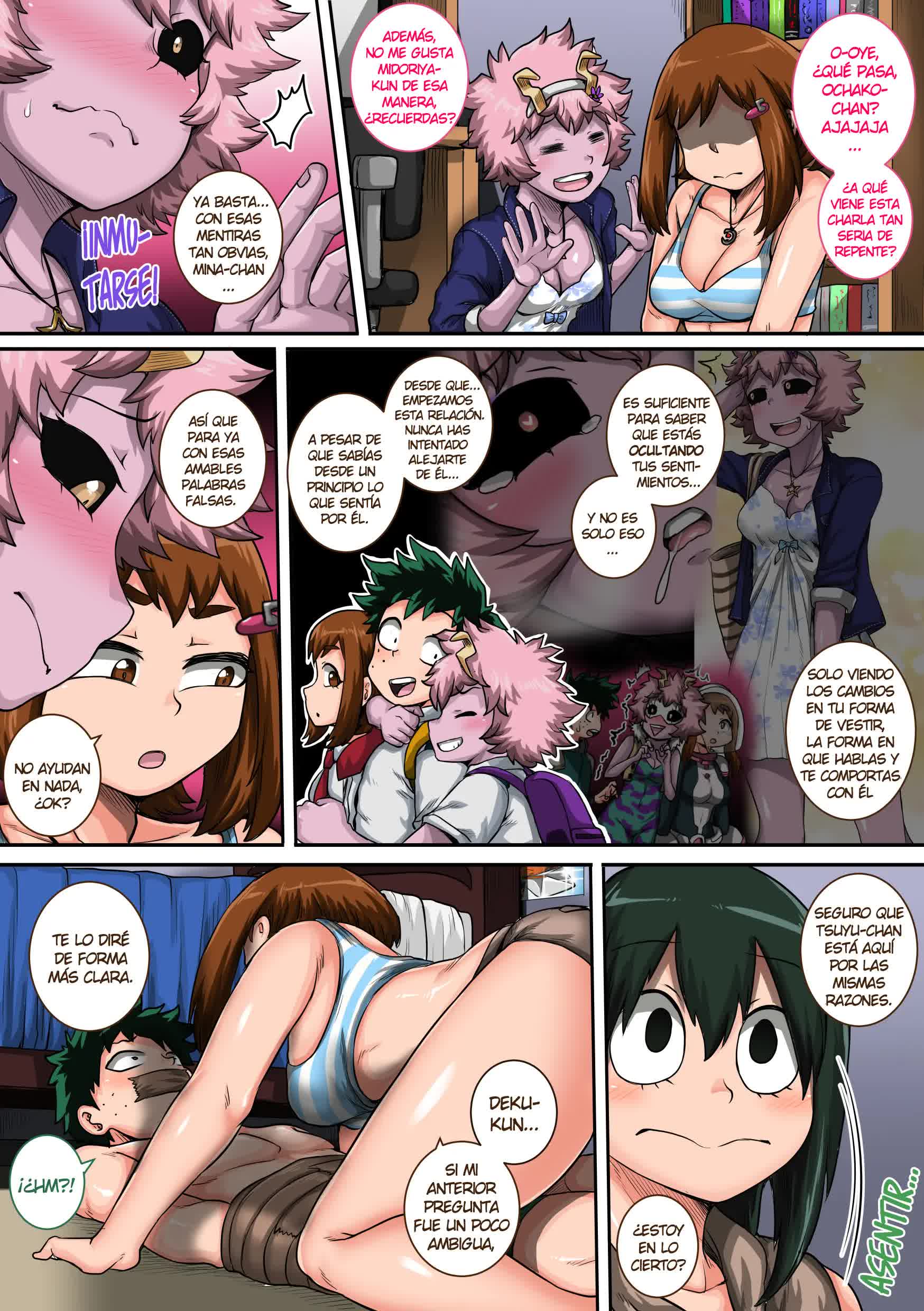 Boku no Harem Academia - 6-wa 'Doubutsu-teki na Kanojo' - My Harem Academia 6 La Chica (Rana) con Instintos Animales Comic porno