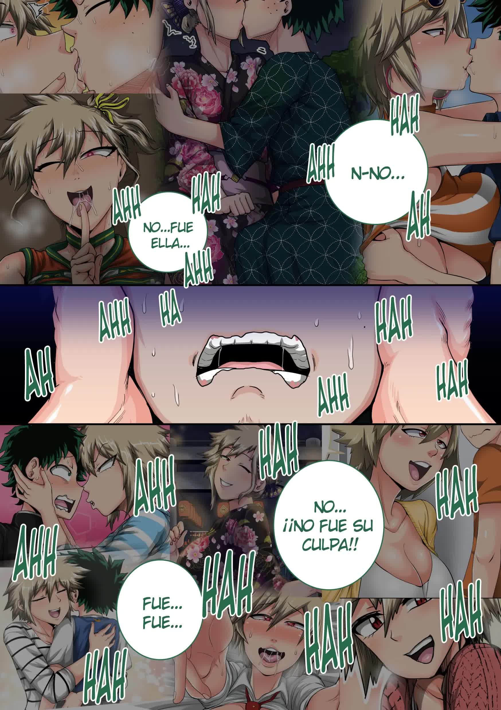 Boku no Harem Academia Cap. 7.3 'Bakugou Mama to no Natsuyasumi Kouhen Ge' Comic porno