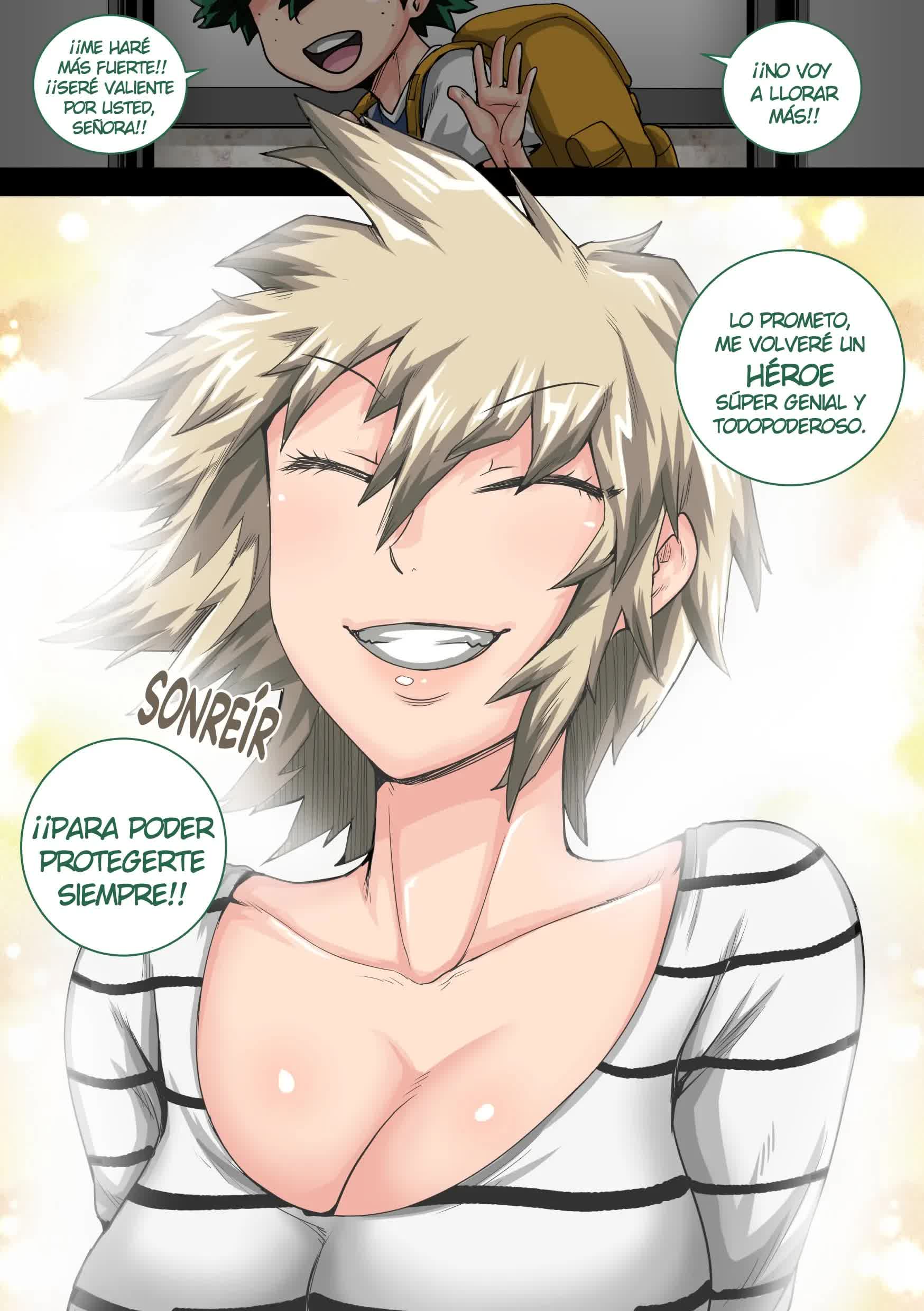 Boku no Harem Academia Cap. 7.3 'Bakugou Mama to no Natsuyasumi Kouhen Ge' Comic porno