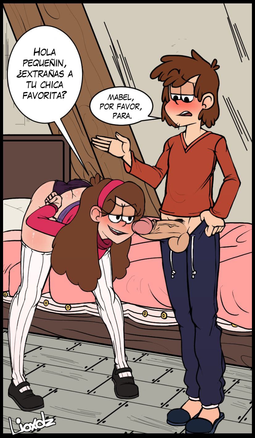 A Very Naughty Sister – Gravity Falls Porno Comic porno