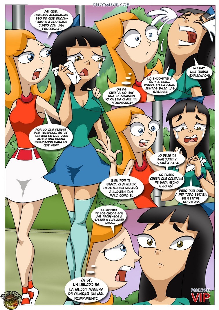 Ayudando a una Amiga - Phineas y Ferb Comic porno