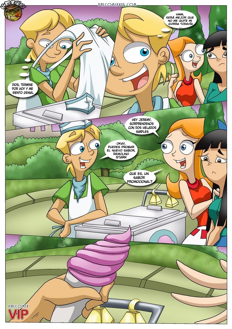Ayudando a una Amiga - Phineas y Ferb Comic porno