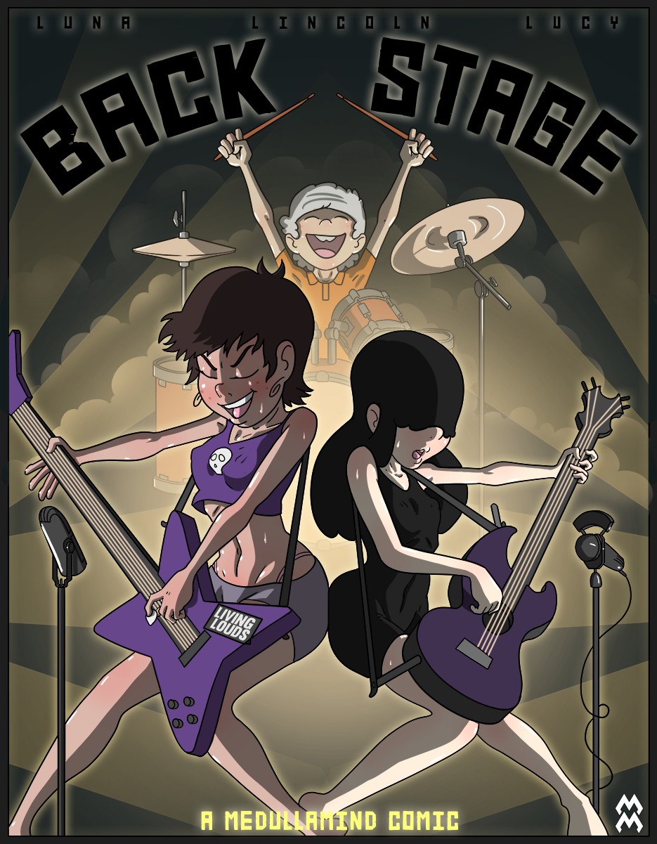 Back Stage Comic porno