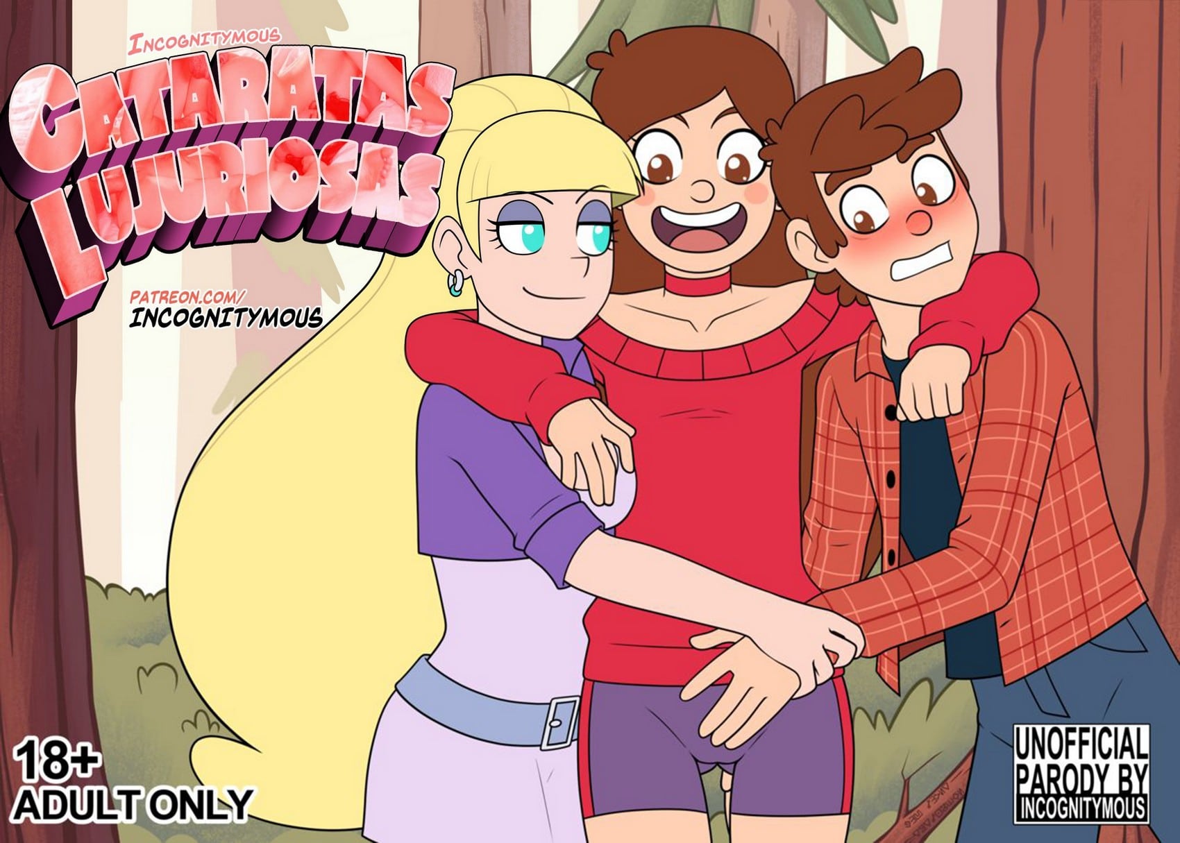 Bawdy Falls Comic porno