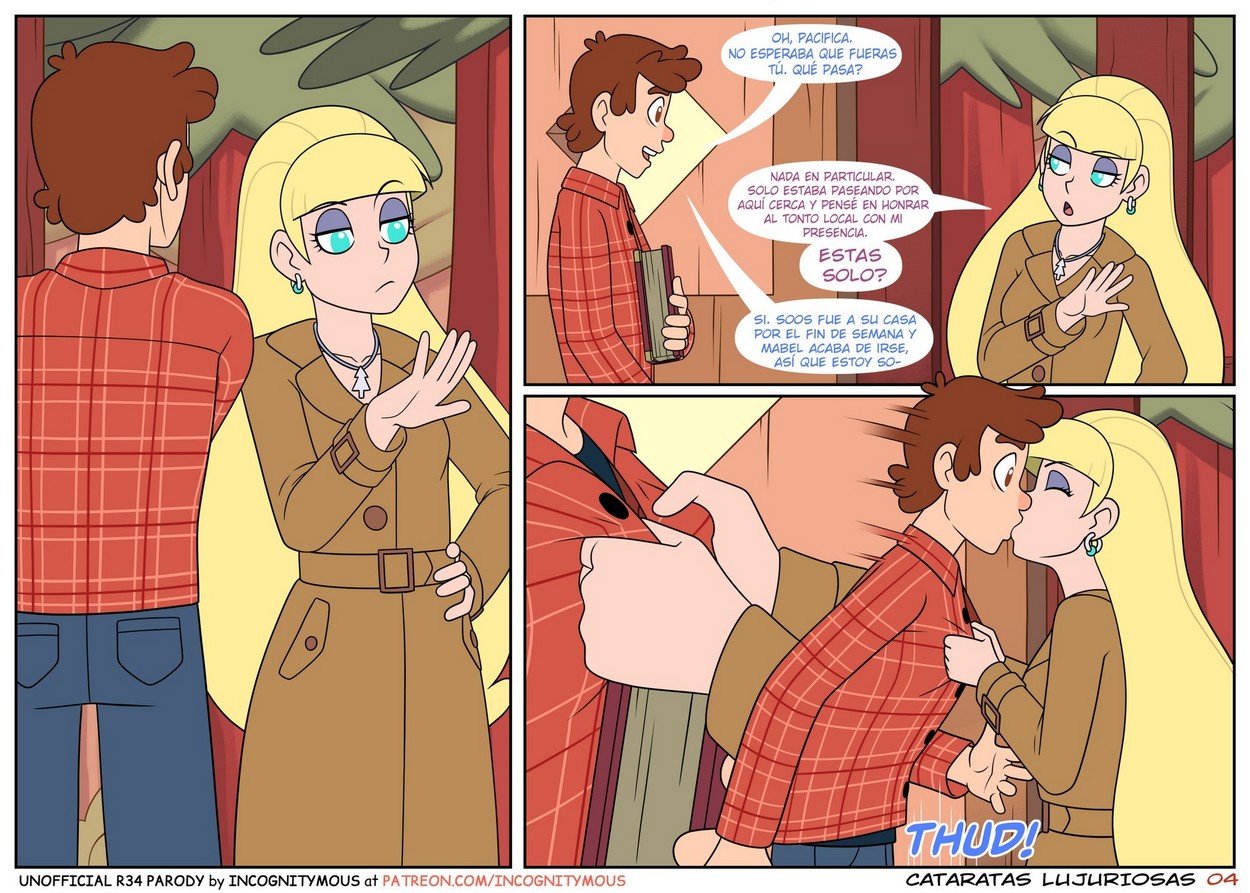 Bawdy Falls Comic porno