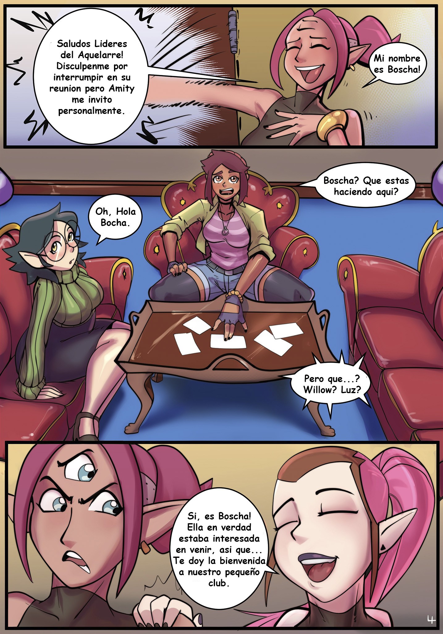 Boscha’s Initiation Comic porno