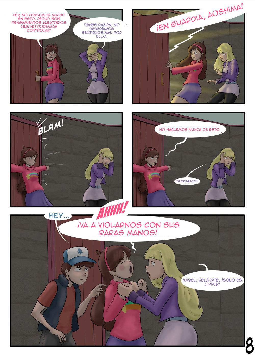 Butterflies in my Head 4 – Gravity Falls Comic porno
