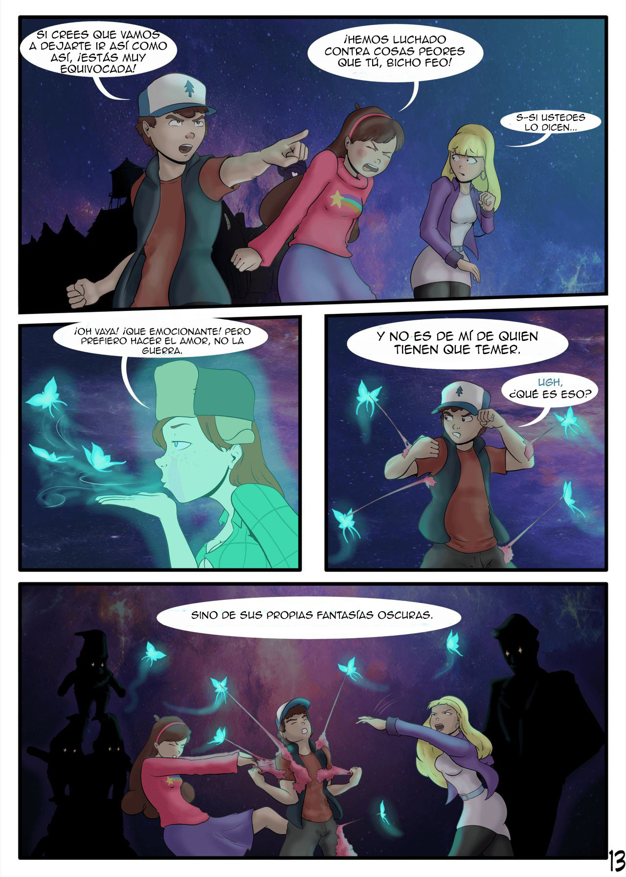 Butterflies in my Head 4 – Gravity Falls Comic porno