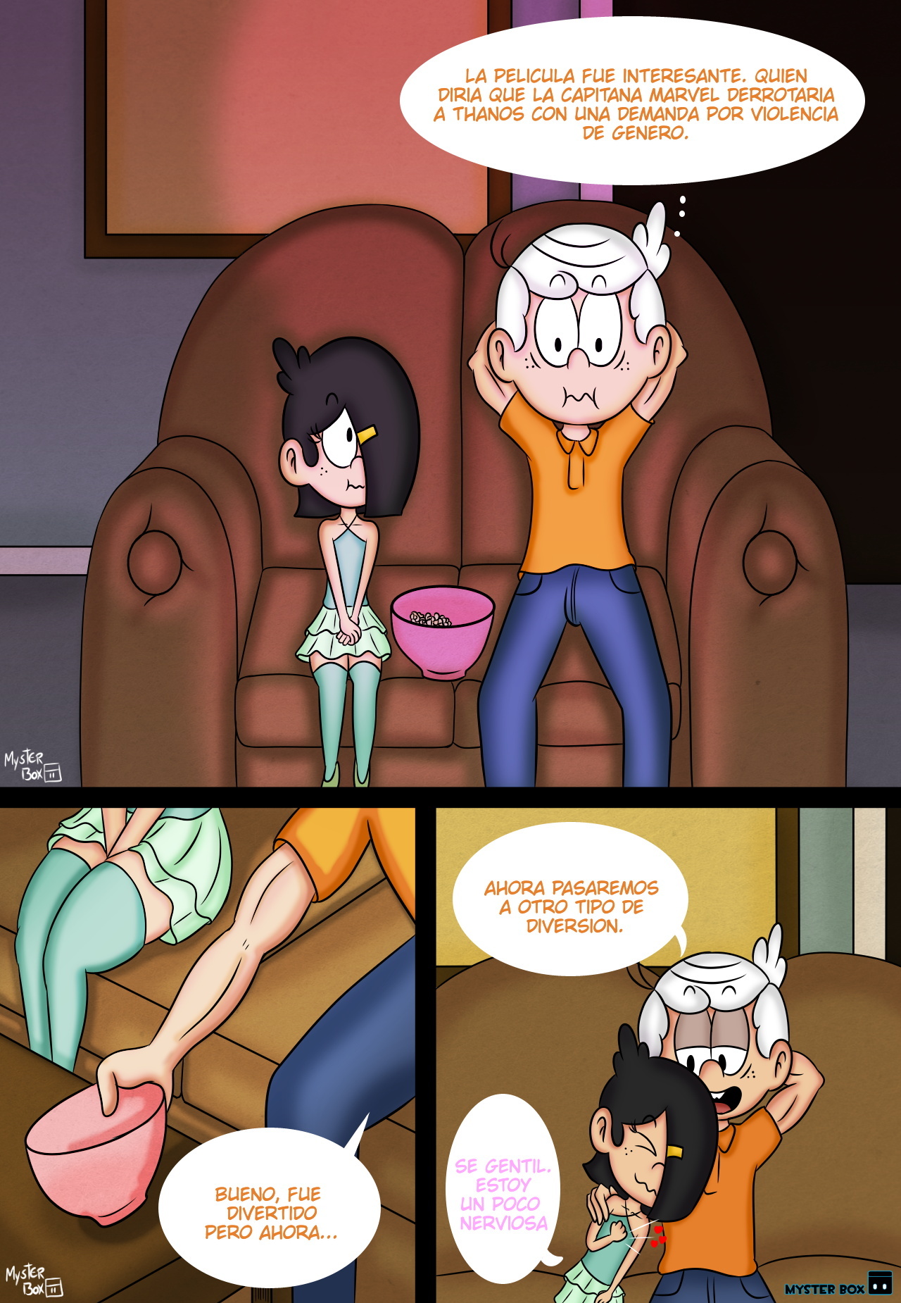 Capture a una Pervertida – The Loud House Comic porno