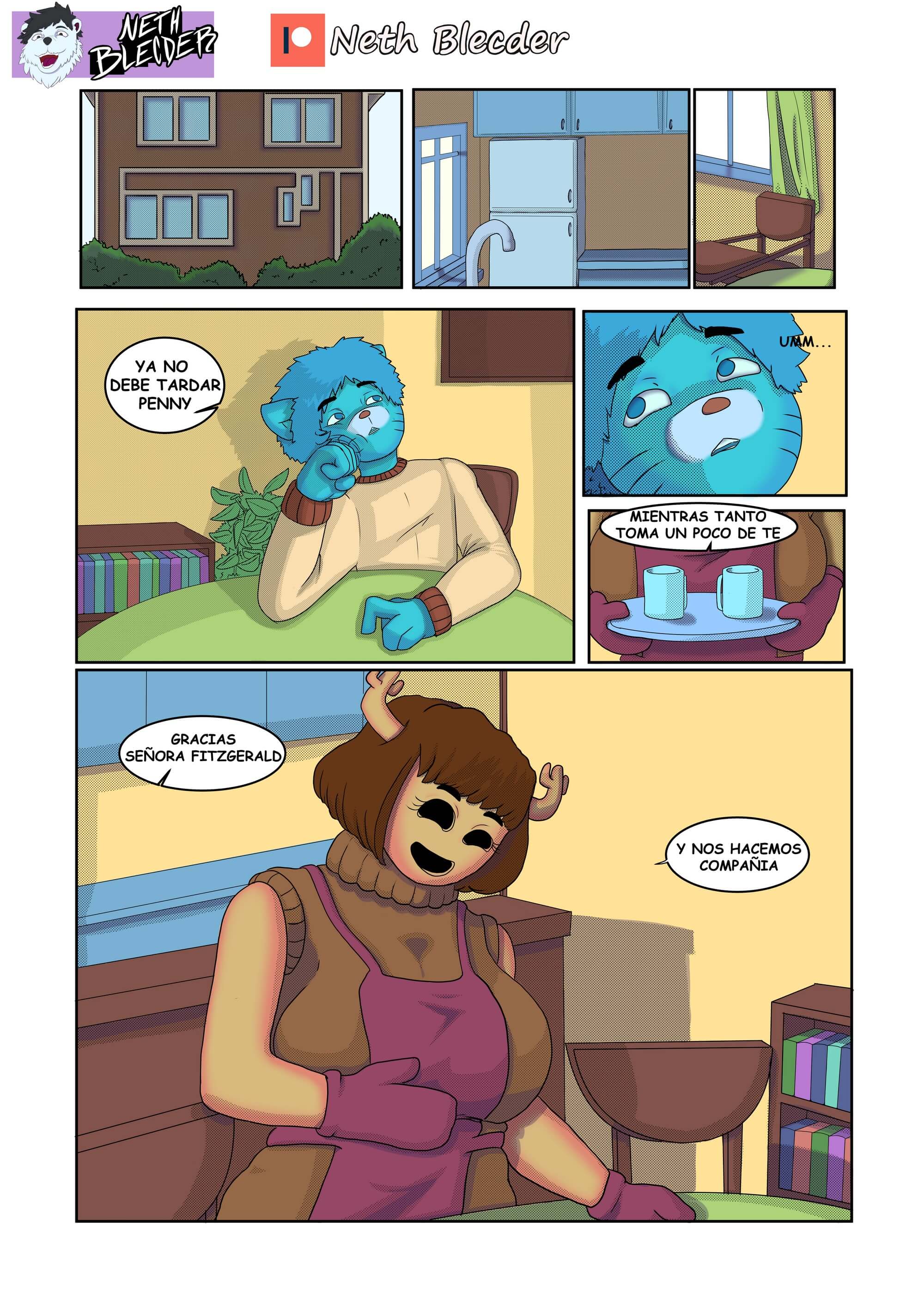 El Excitante Mundo de Gumball Comic porno