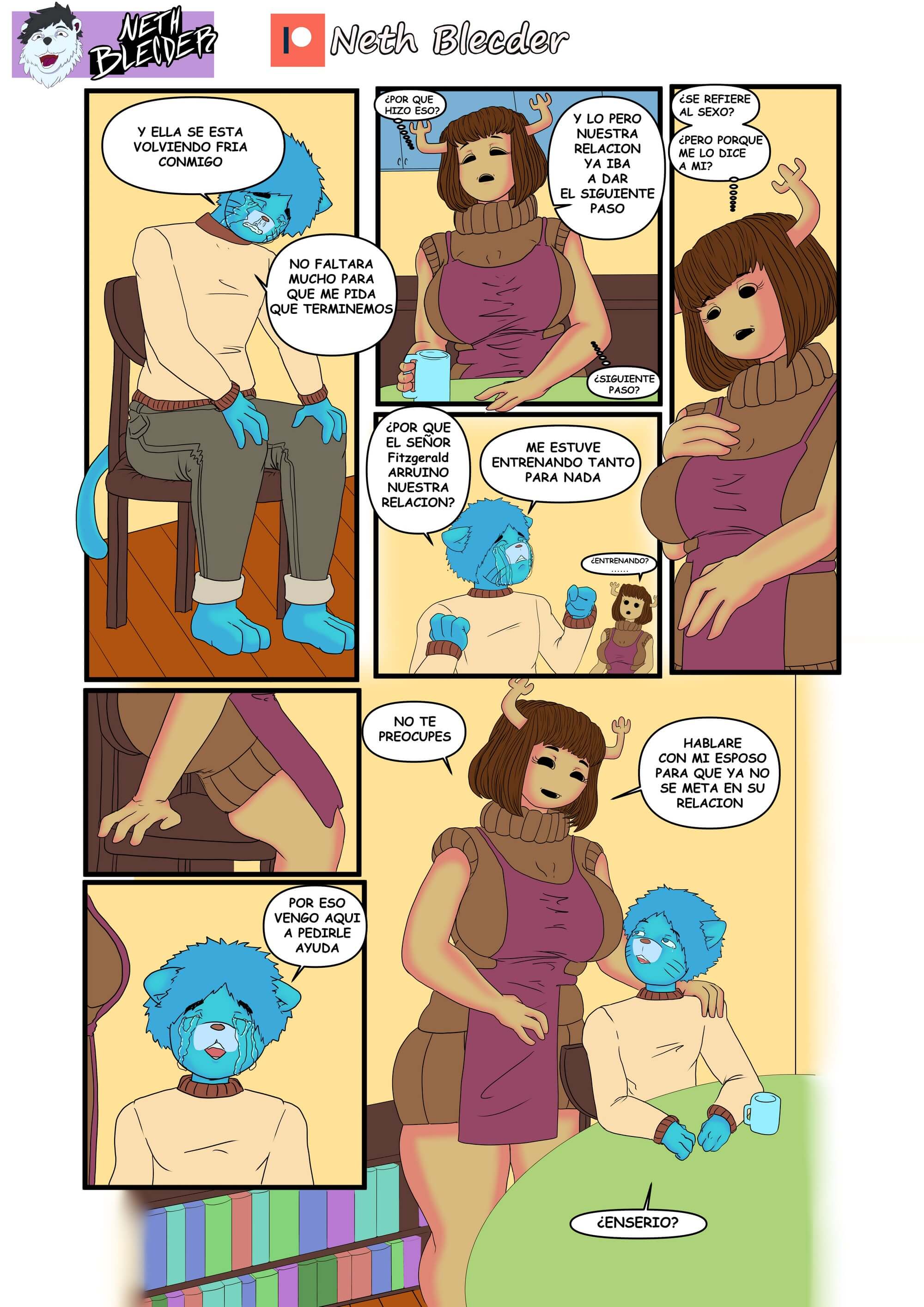 El Excitante Mundo de Gumball Comic porno