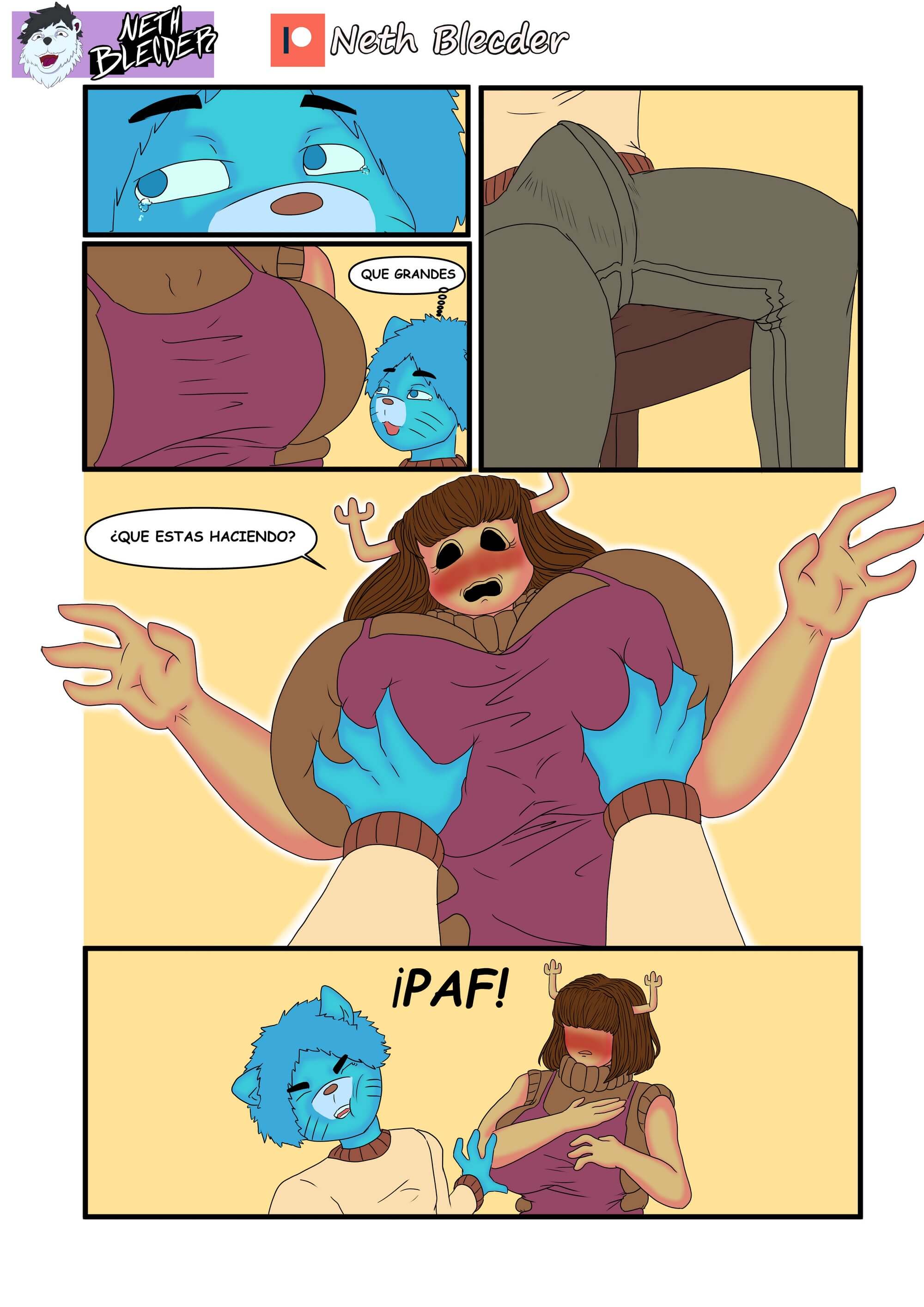 El Excitante Mundo de Gumball Comic porno