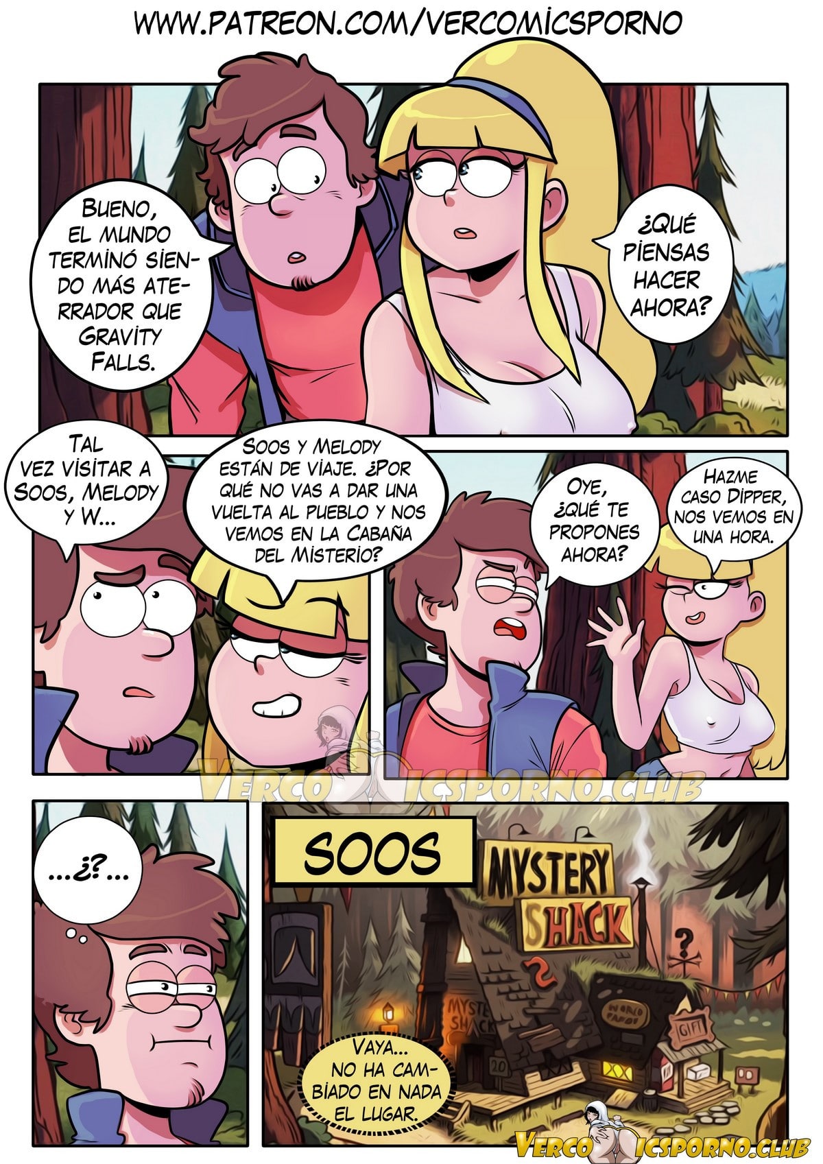 Gravity Falls – El Siguiente Verano Comic porno