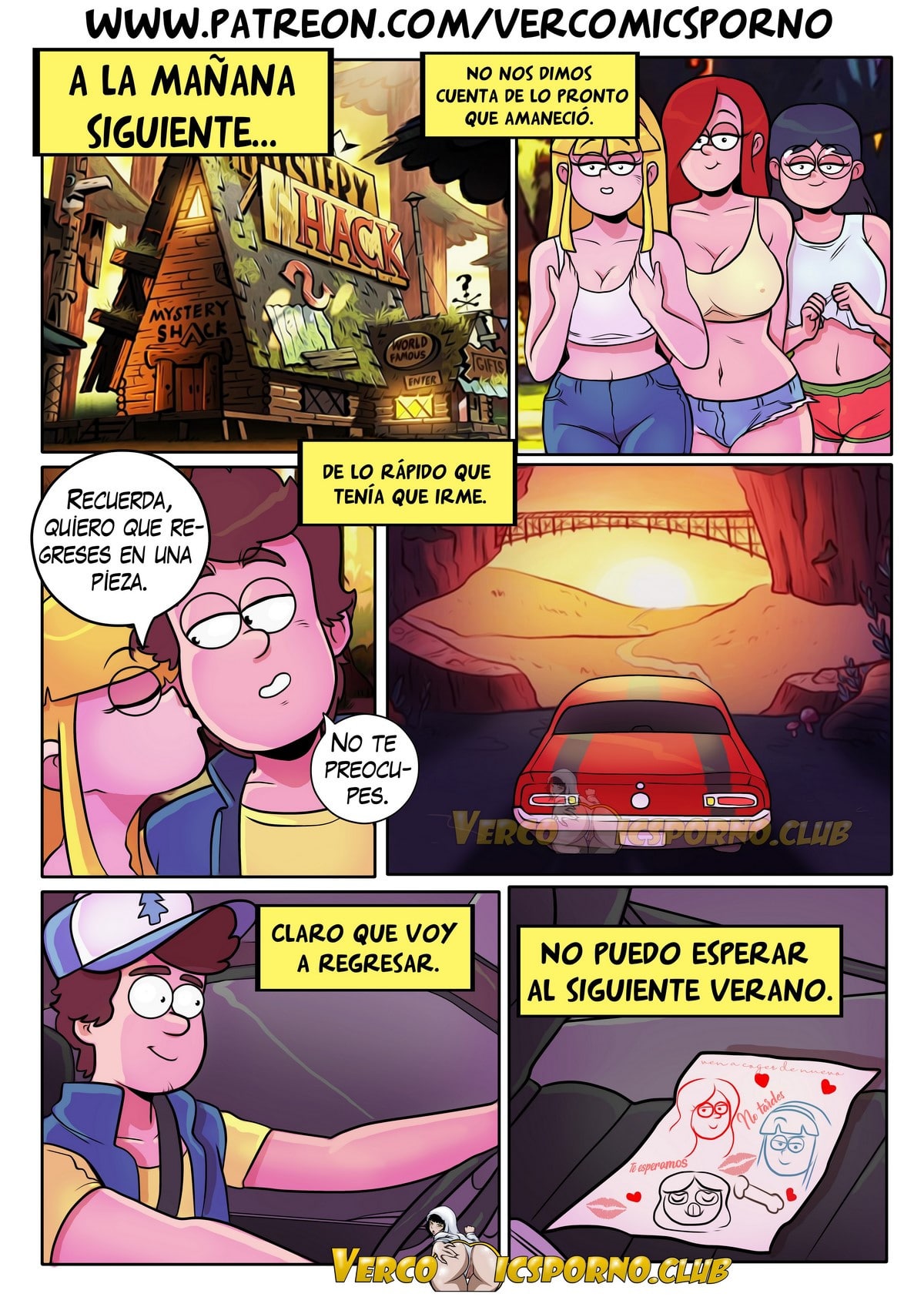 Gravity Falls – El Siguiente Verano Comic porno