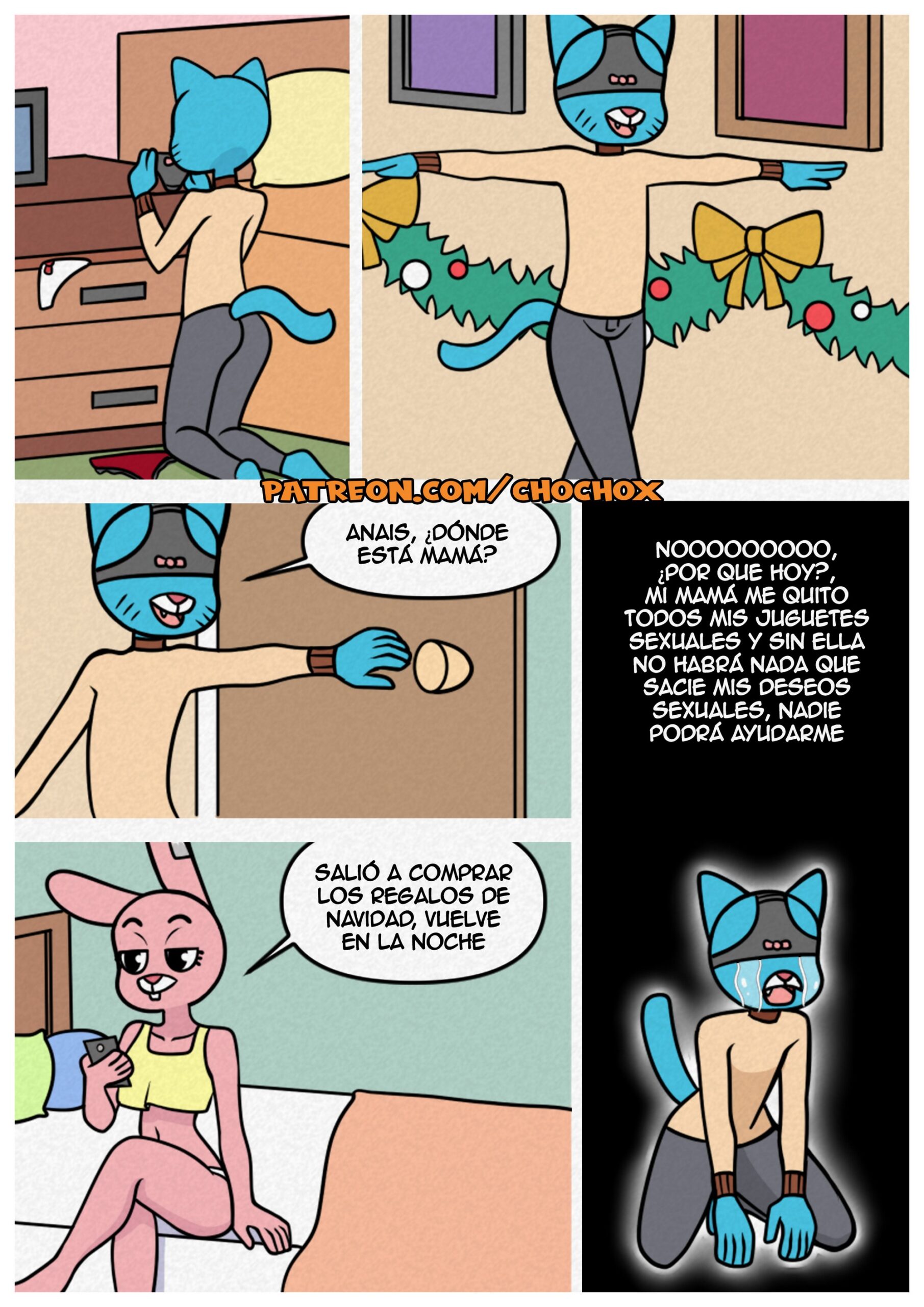 La Maravillosa Navidad de Gumball Comic porno