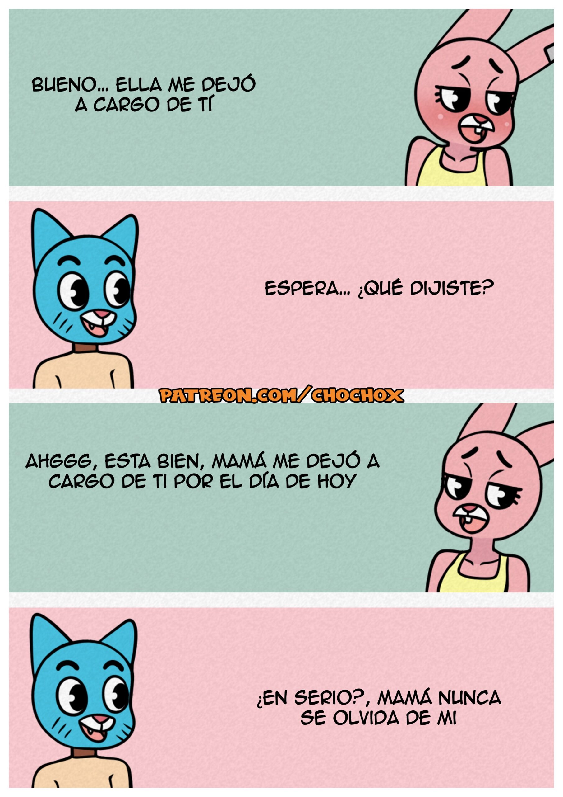 La Maravillosa Navidad de Gumball Comic porno