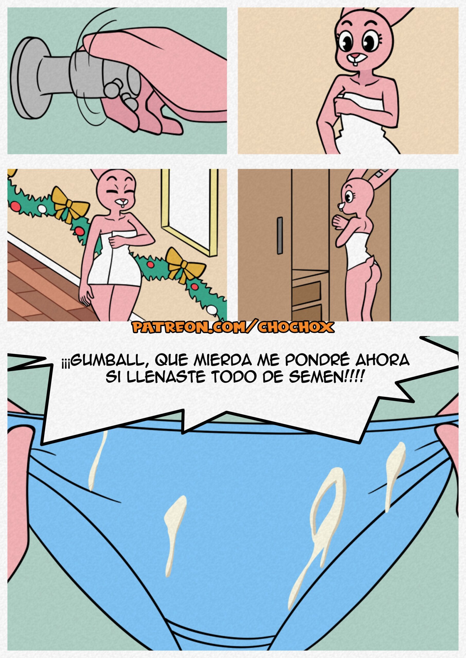 La Maravillosa Navidad de Gumball Comic porno