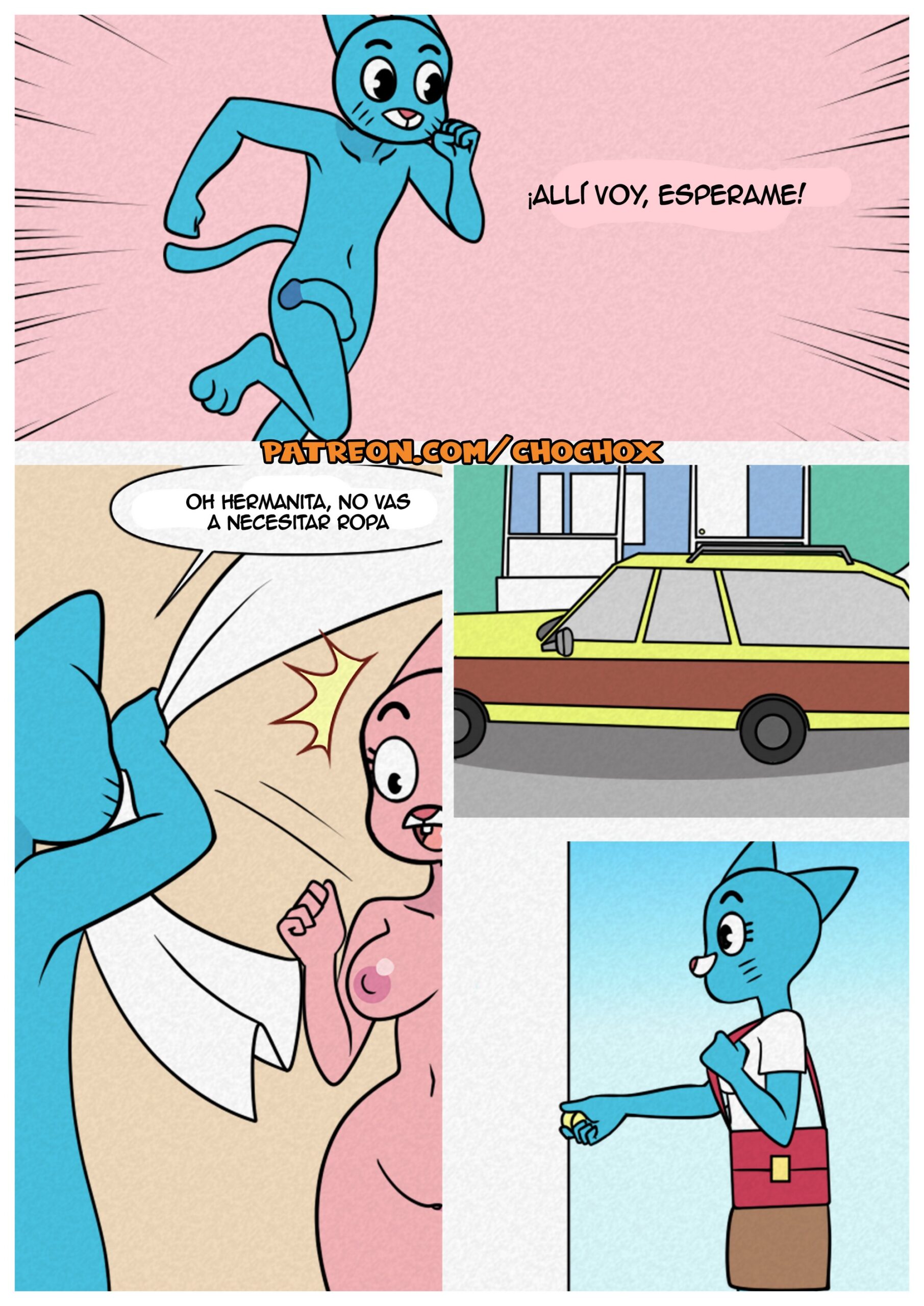 La Maravillosa Navidad de Gumball Comic porno