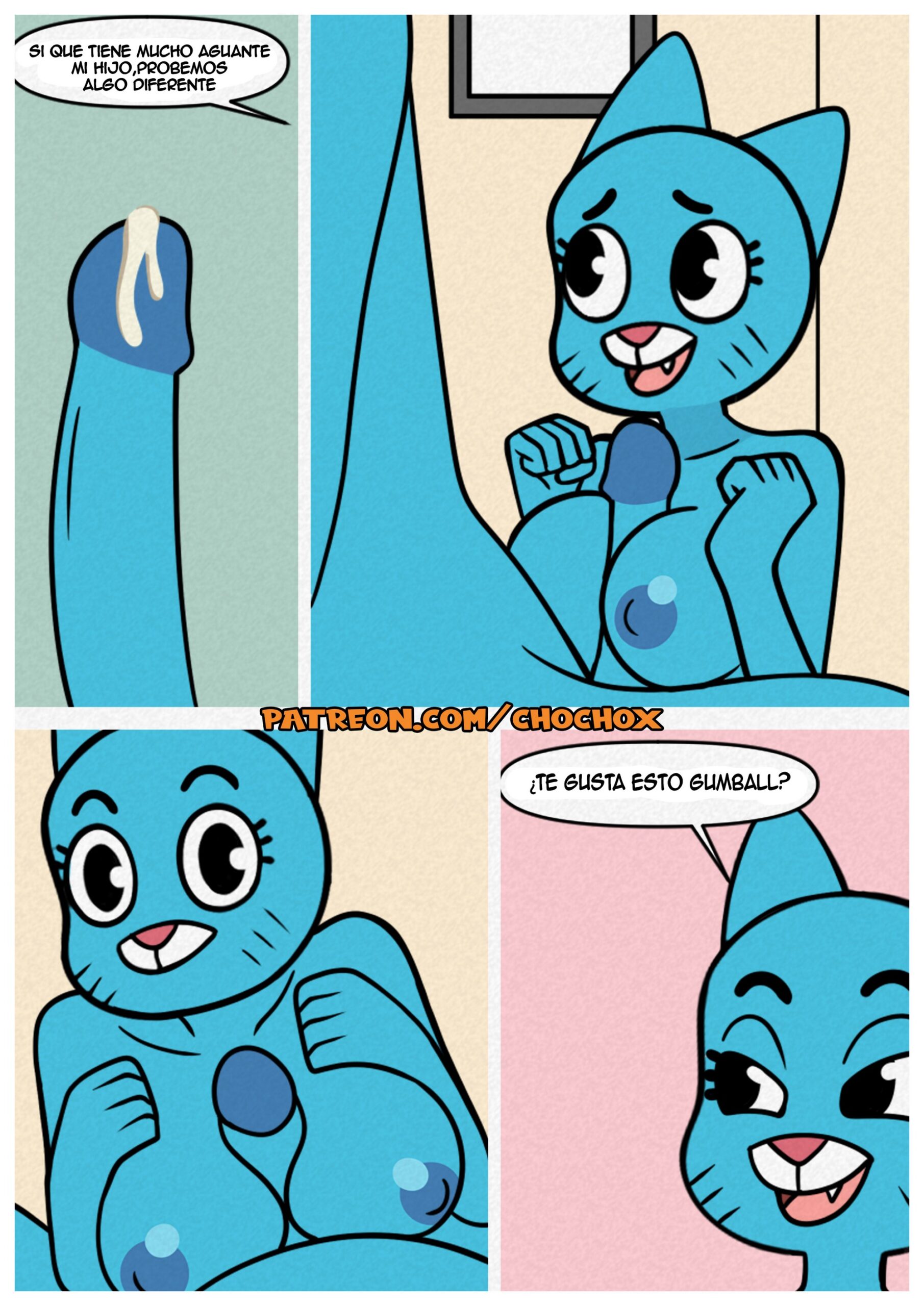 La Maravillosa Navidad de Gumball Comic porno
