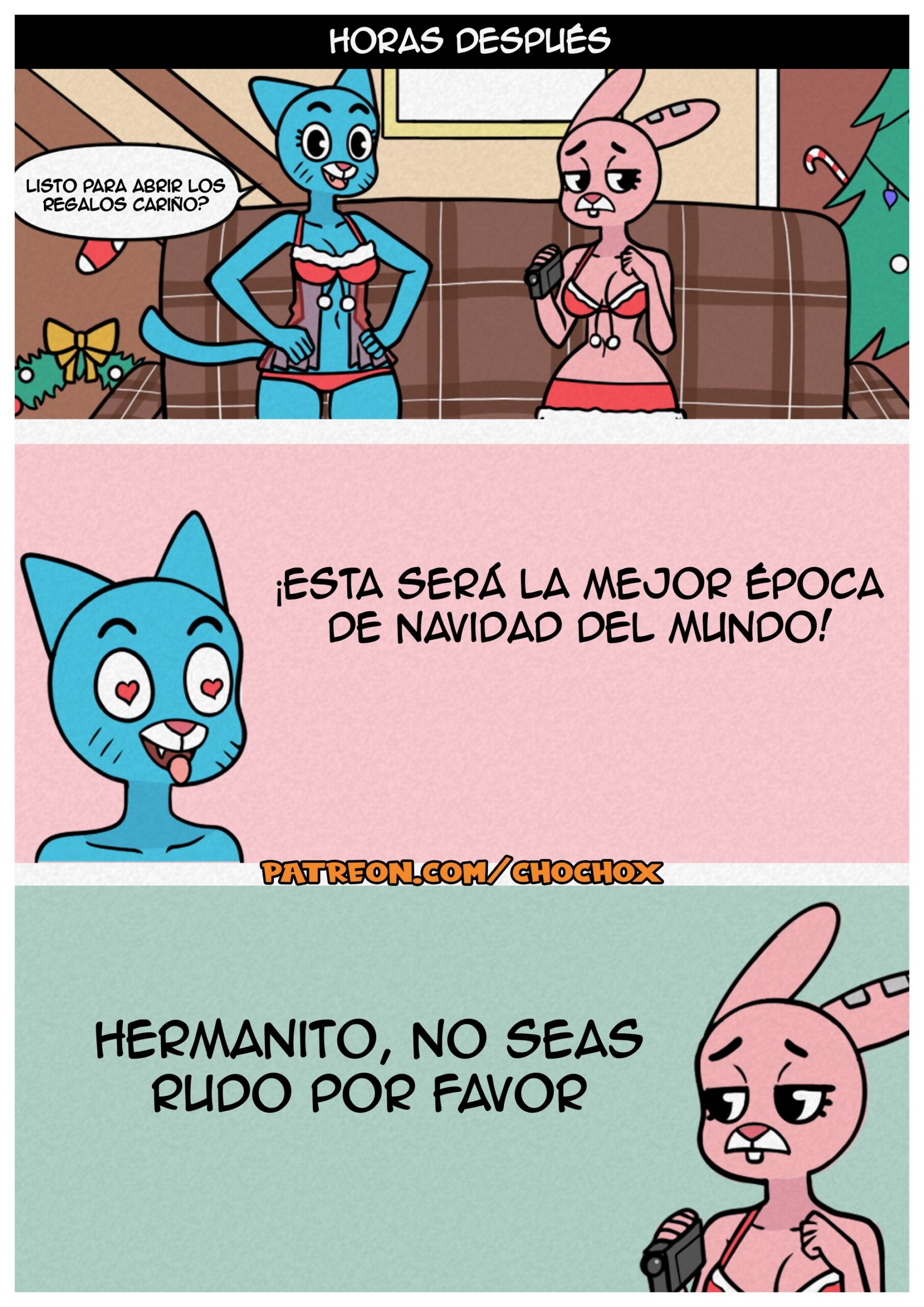 La Maravillosa Navidad de Gumball Comic porno